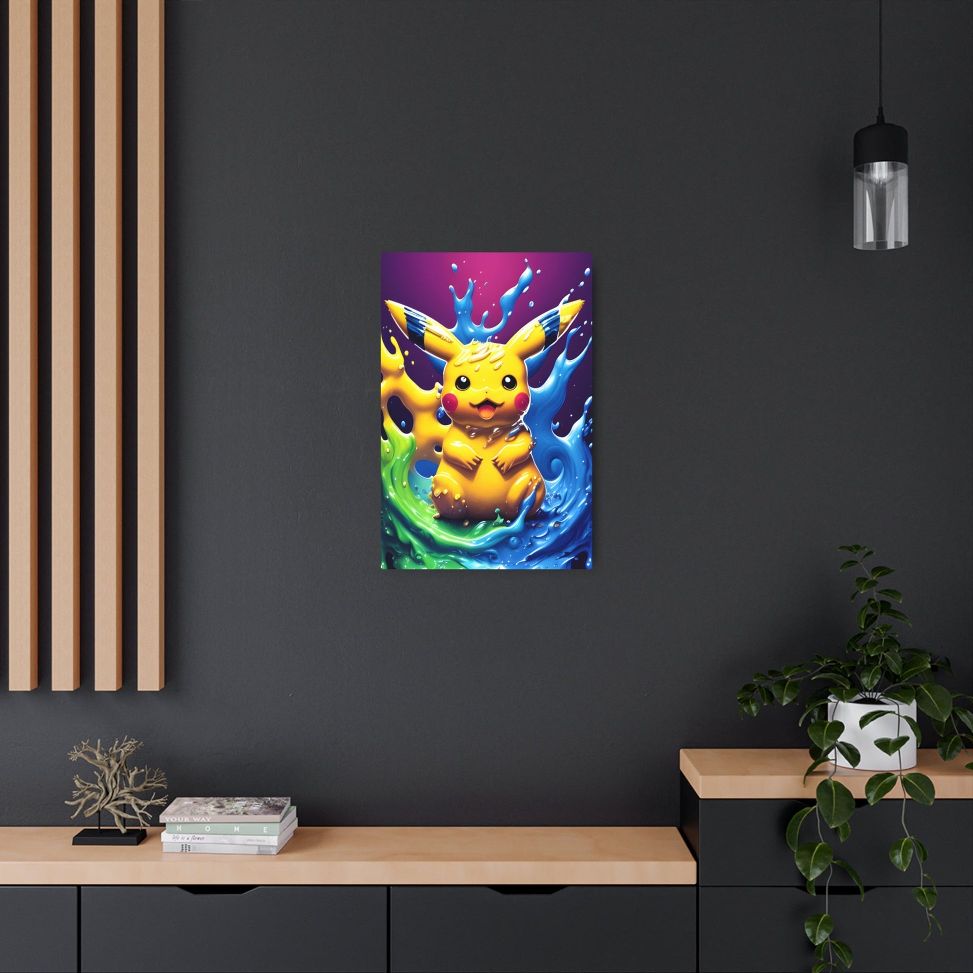 Effervescent Eddies Metal Art Sign - Pokestalgia LLC