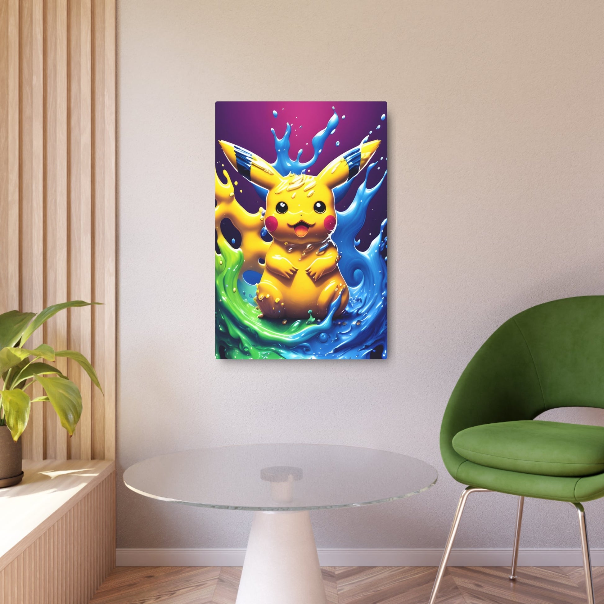 Effervescent Eddies Metal Art Sign - Pokestalgia LLC