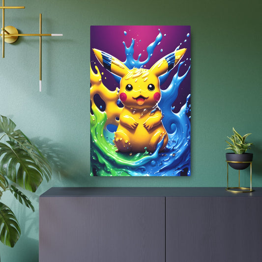 Effervescent Eddies Metal Art Sign - Pokestalgia LLC
