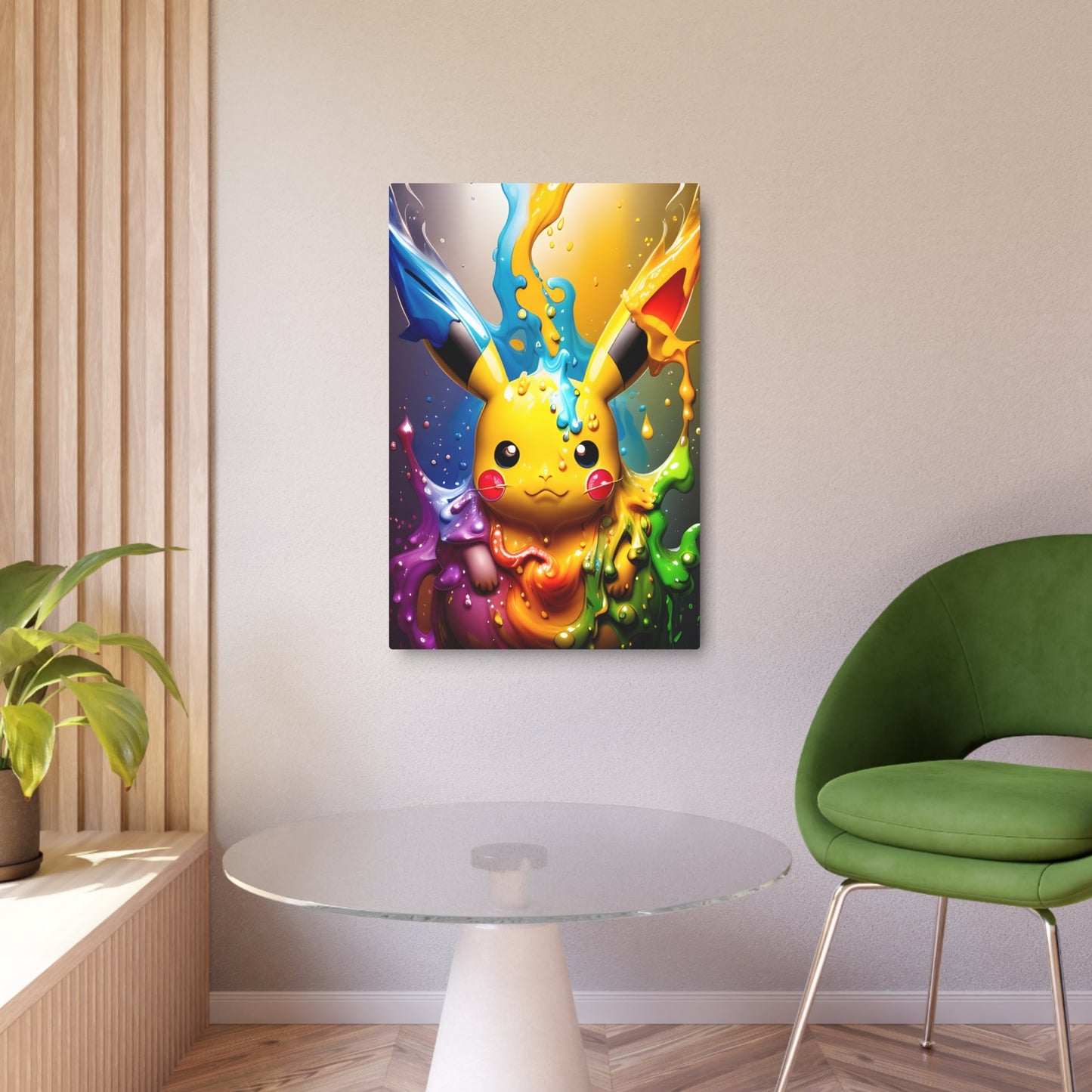 Enchanted Fluidity Metal Art Sign - Pokestalgia LLC