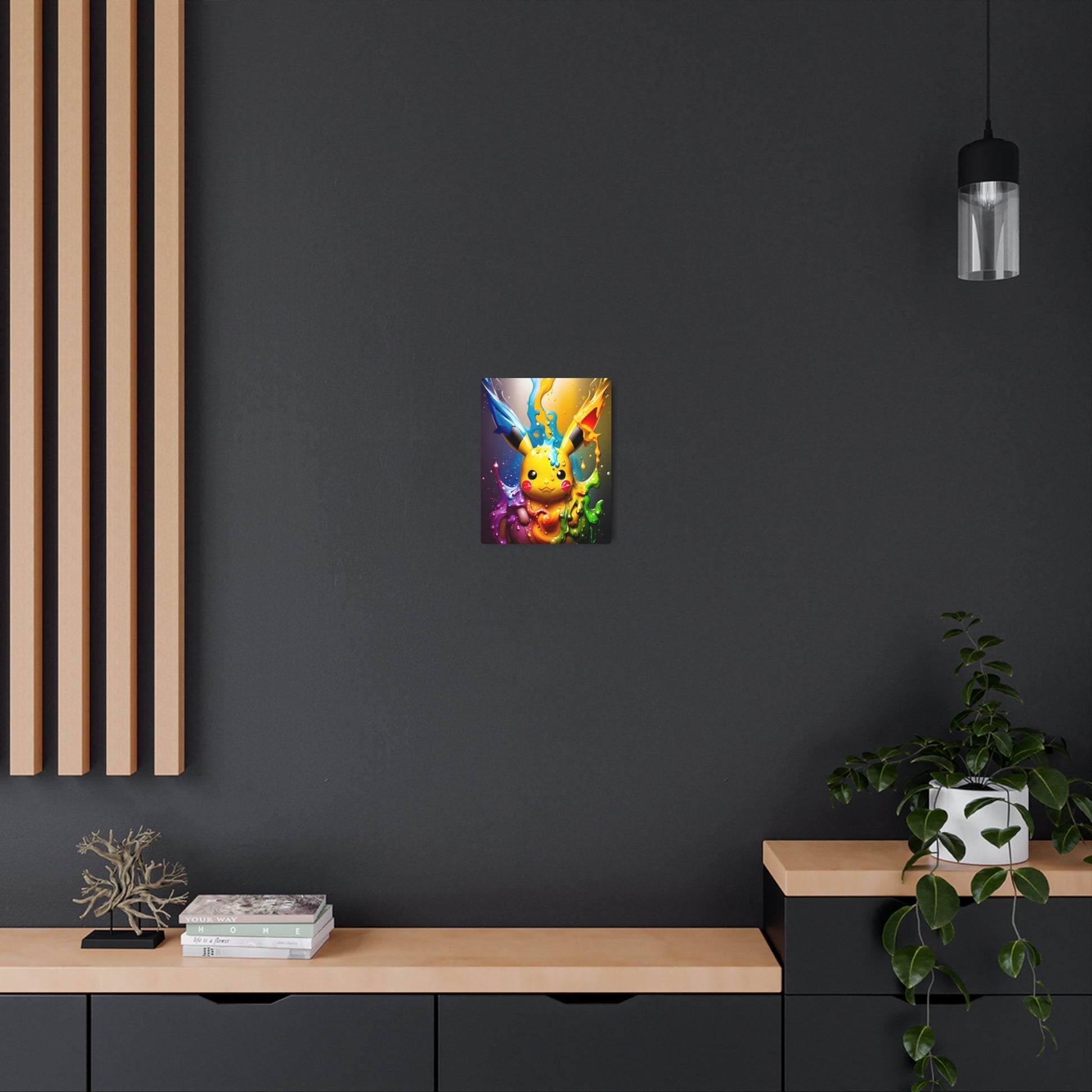 Enchanted Fluidity Metal Art Sign - Pokestalgia LLC