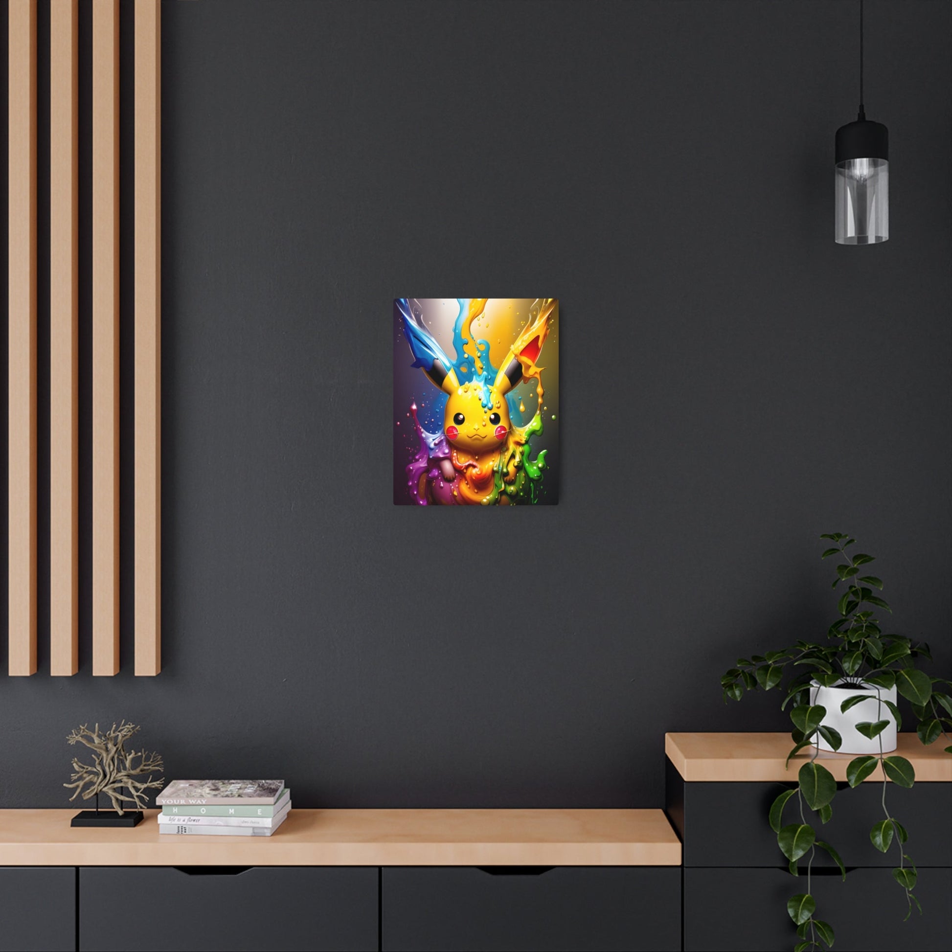 Enchanted Fluidity Metal Art Sign - Pokestalgia LLC