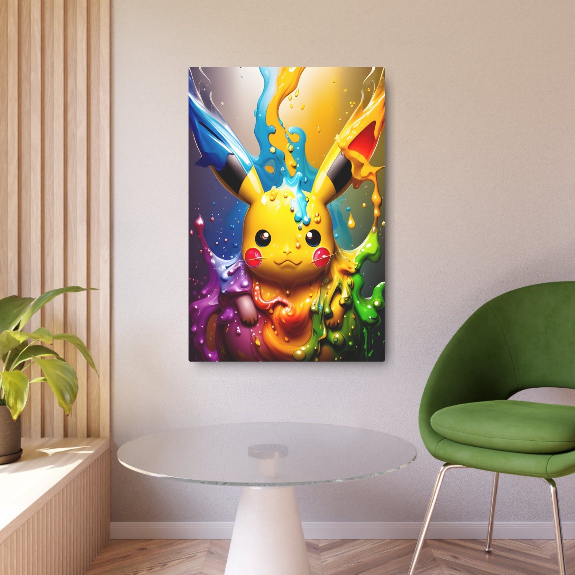 Enchanted Fluidity Metal Art Sign - Pokestalgia LLC