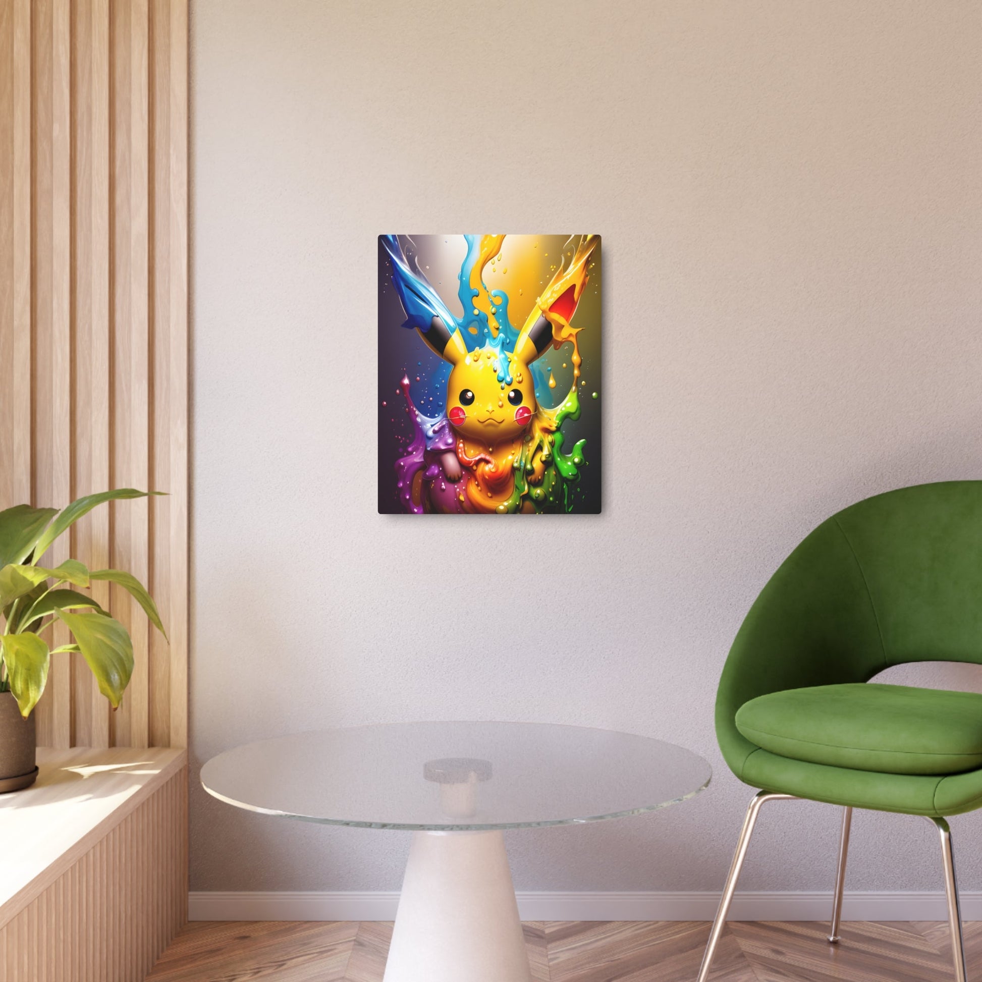 Enchanted Fluidity Metal Art Sign - Pokestalgia LLC