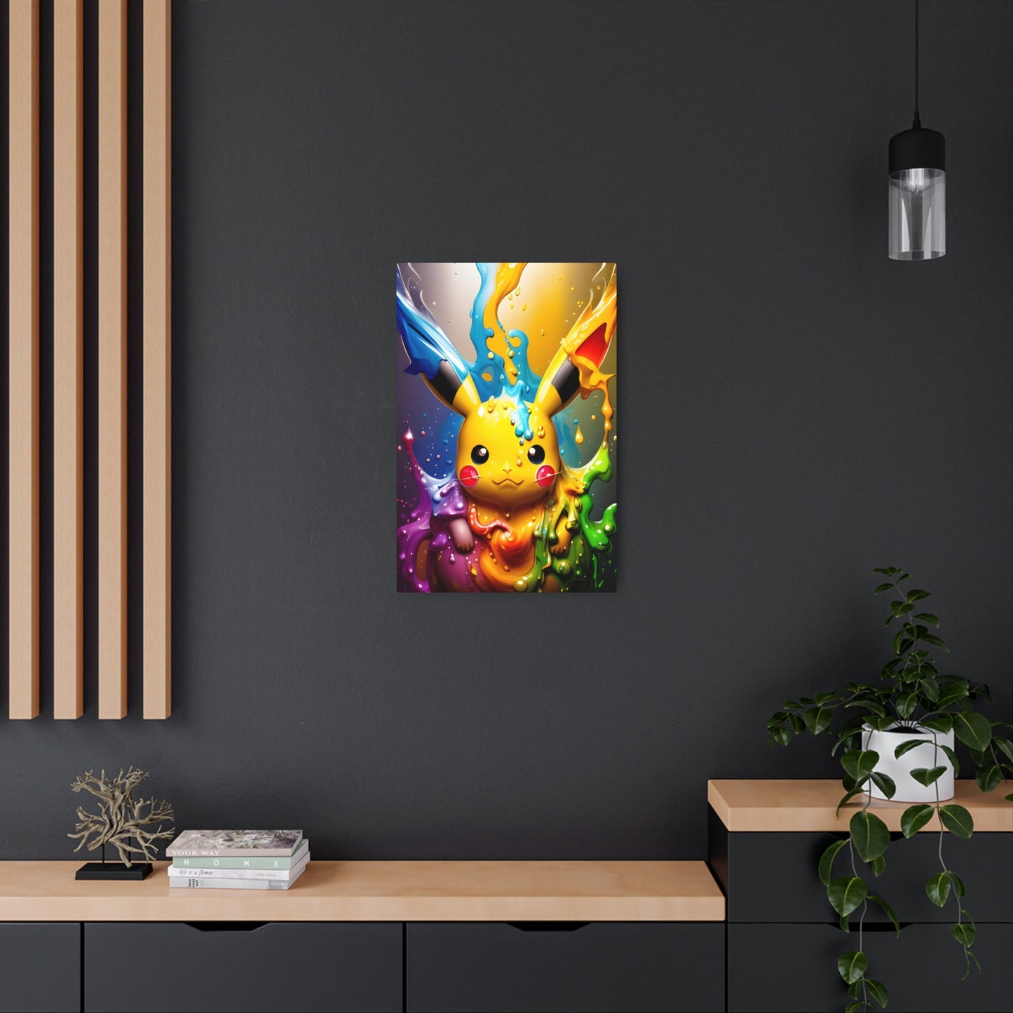 Enchanted Fluidity Metal Art Sign - Pokestalgia LLC