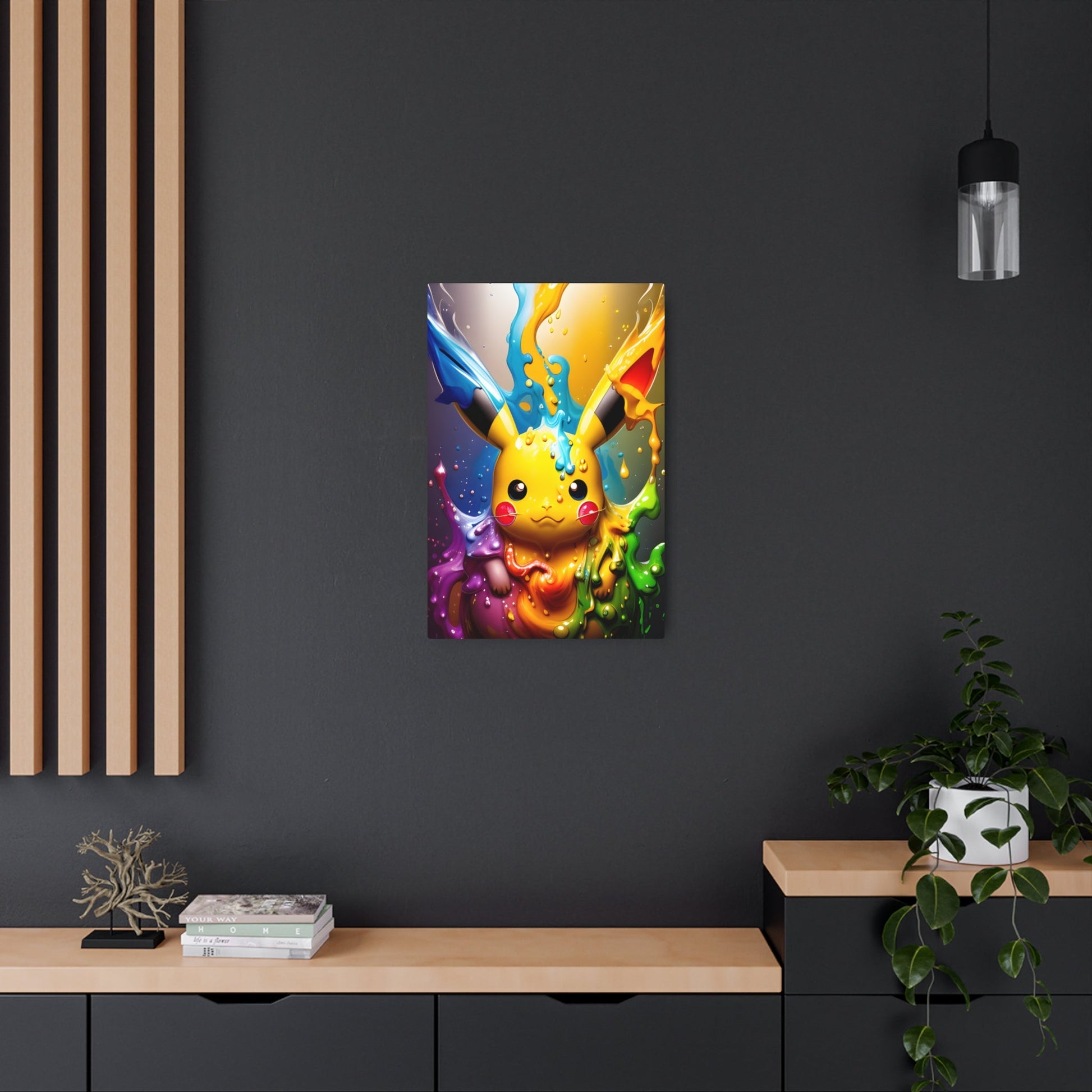 Enchanted Fluidity Metal Art Sign - Pokestalgia LLC