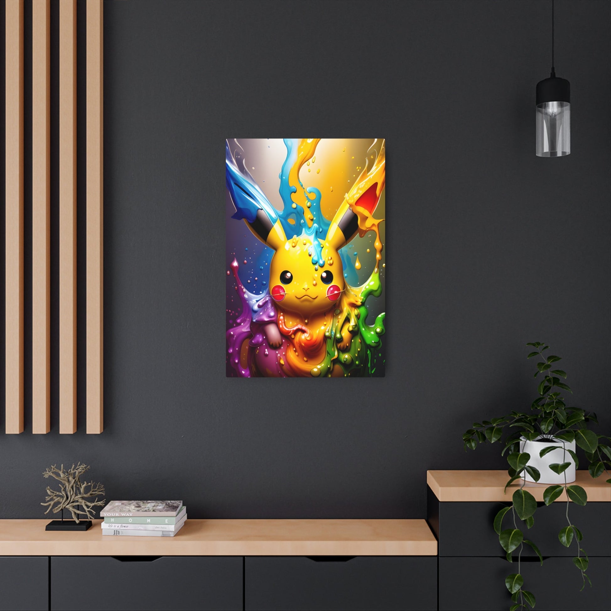 Enchanted Fluidity Metal Art Sign - Pokestalgia LLC