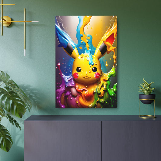 Enchanted Fluidity Metal Art Sign - Pokestalgia LLC