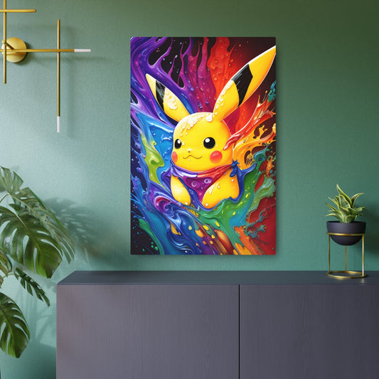 Flowing Fantasia Metal Art Sign - Pokestalgia LLC