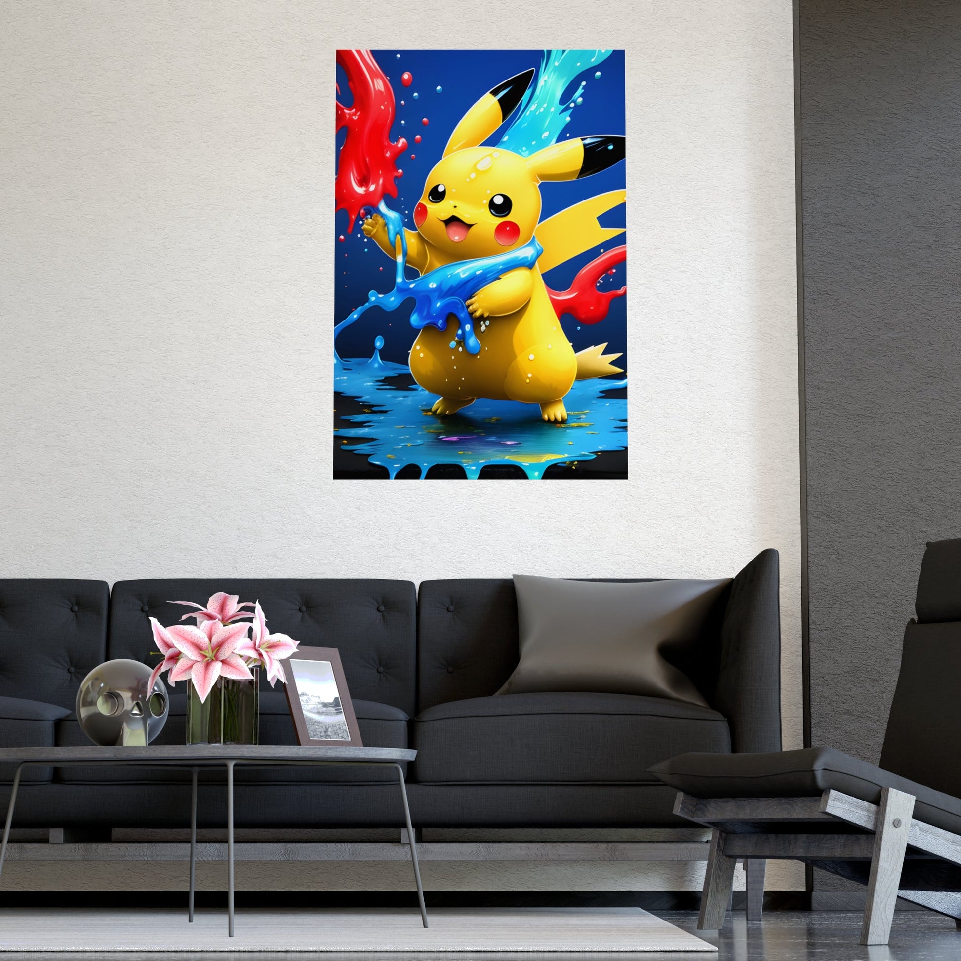 Prismatic Deluge Matte Poster - Pokestalgia LLC