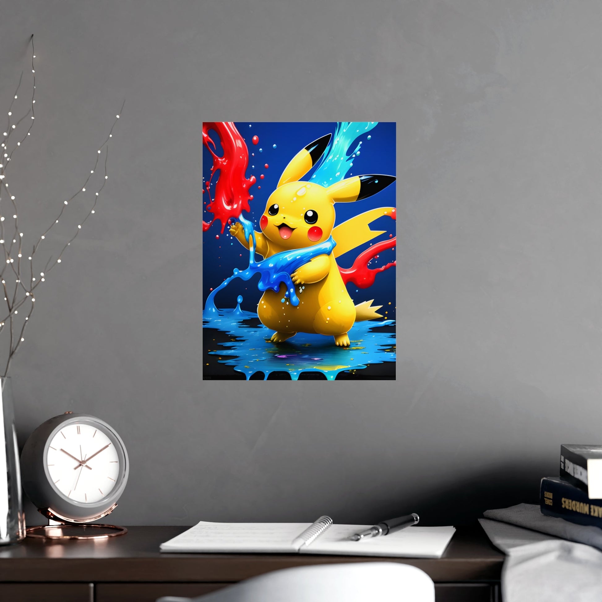 Prismatic Deluge Matte Poster - Pokestalgia LLC