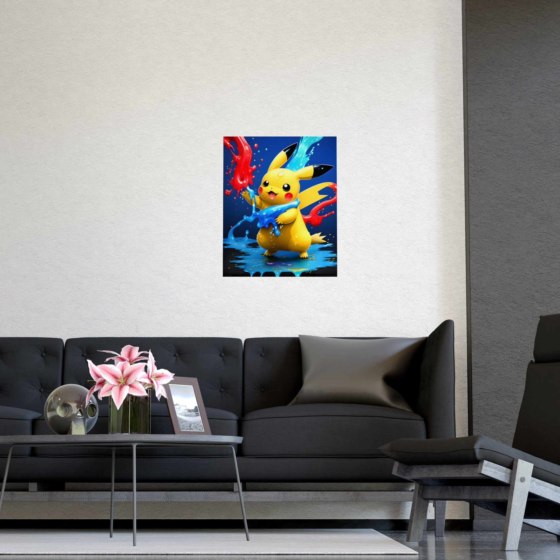 Prismatic Deluge Matte Poster - Pokestalgia LLC