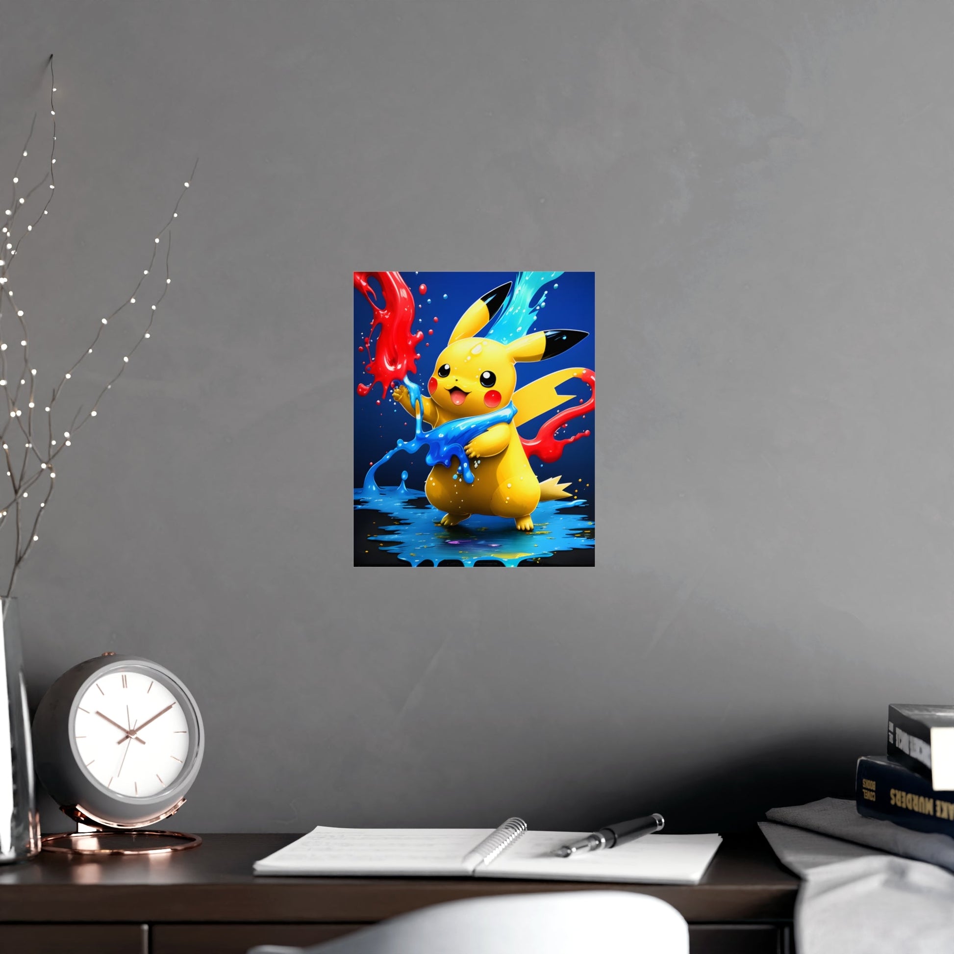Prismatic Deluge Matte Poster - Pokestalgia LLC