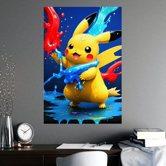 Prismatic Deluge Matte Poster - Pokestalgia LLC