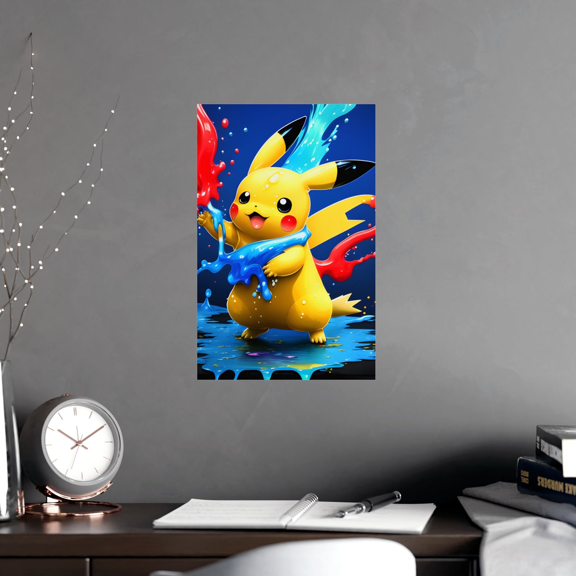 Prismatic Deluge Matte Poster - Pokestalgia LLC