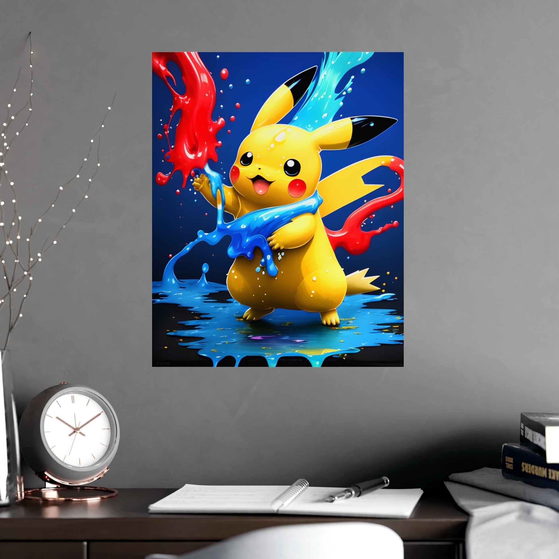 Prismatic Deluge Matte Poster - Pokestalgia LLC