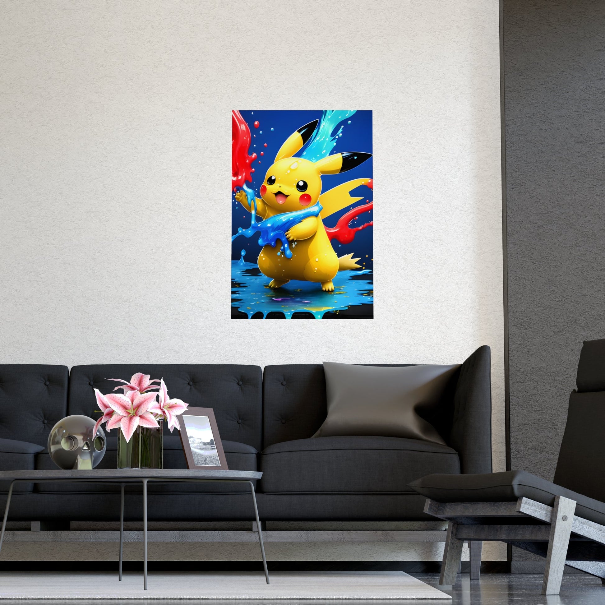 Prismatic Deluge Matte Poster - Pokestalgia LLC