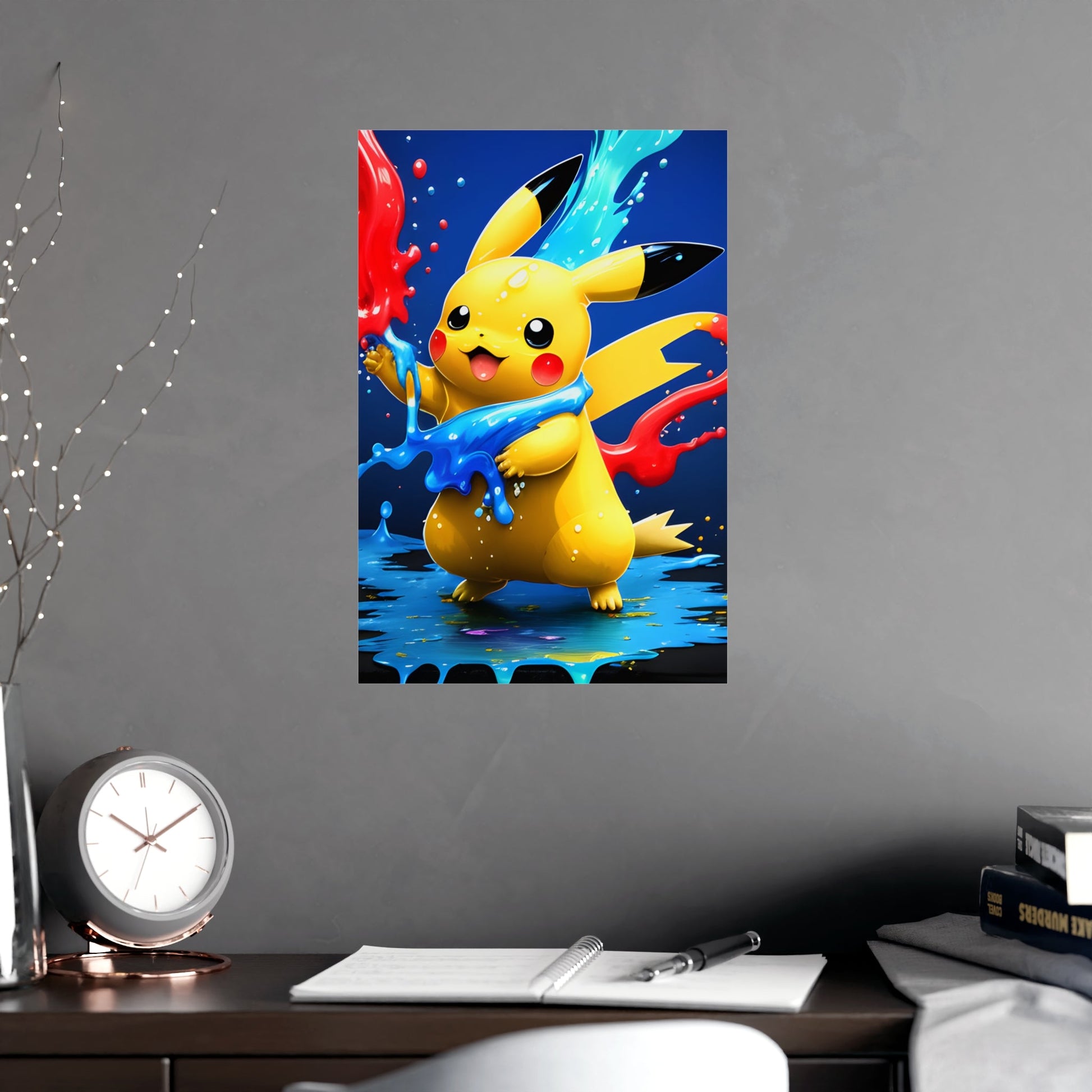 Prismatic Deluge Matte Poster - Pokestalgia LLC