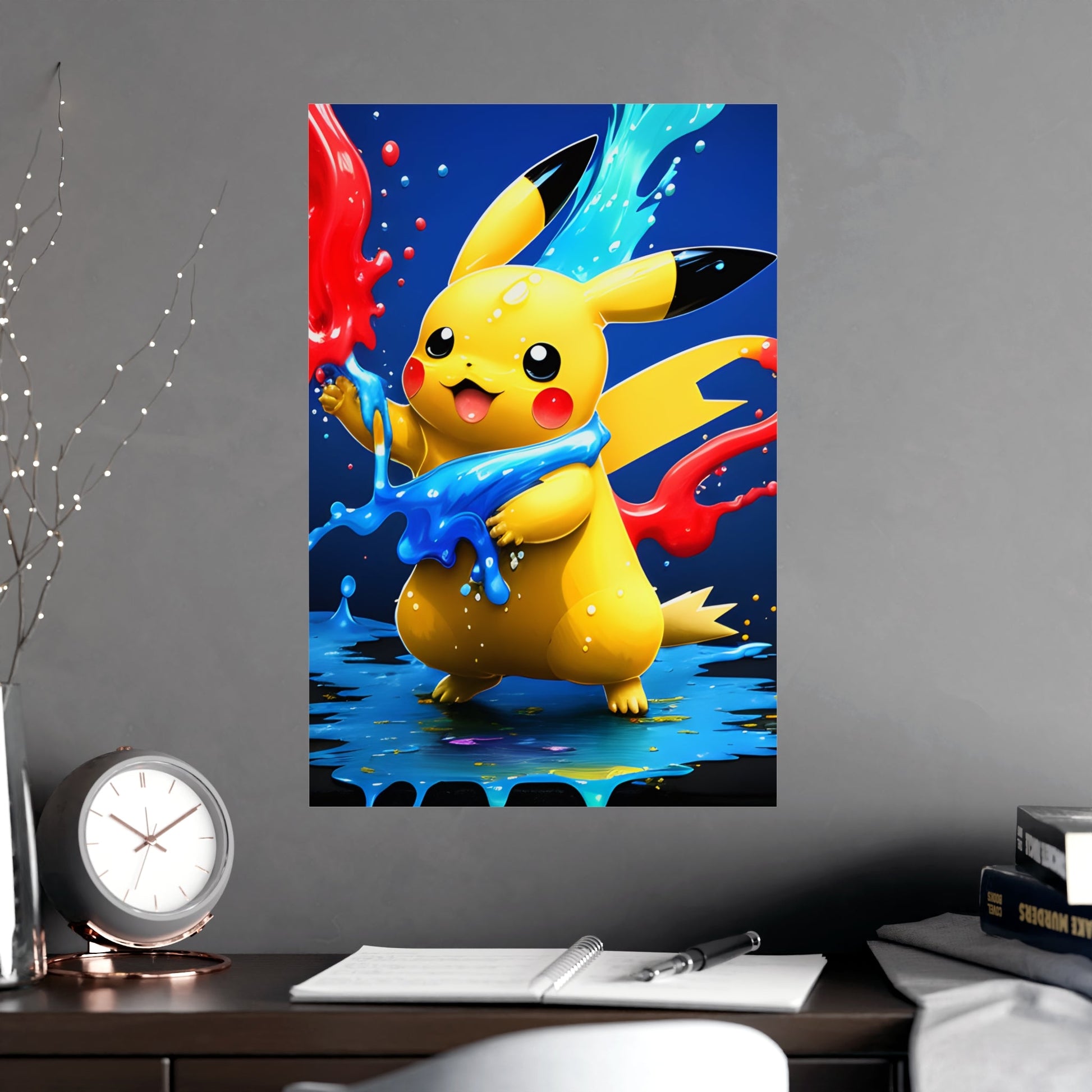 Prismatic Deluge Matte Poster - Pokestalgia LLC