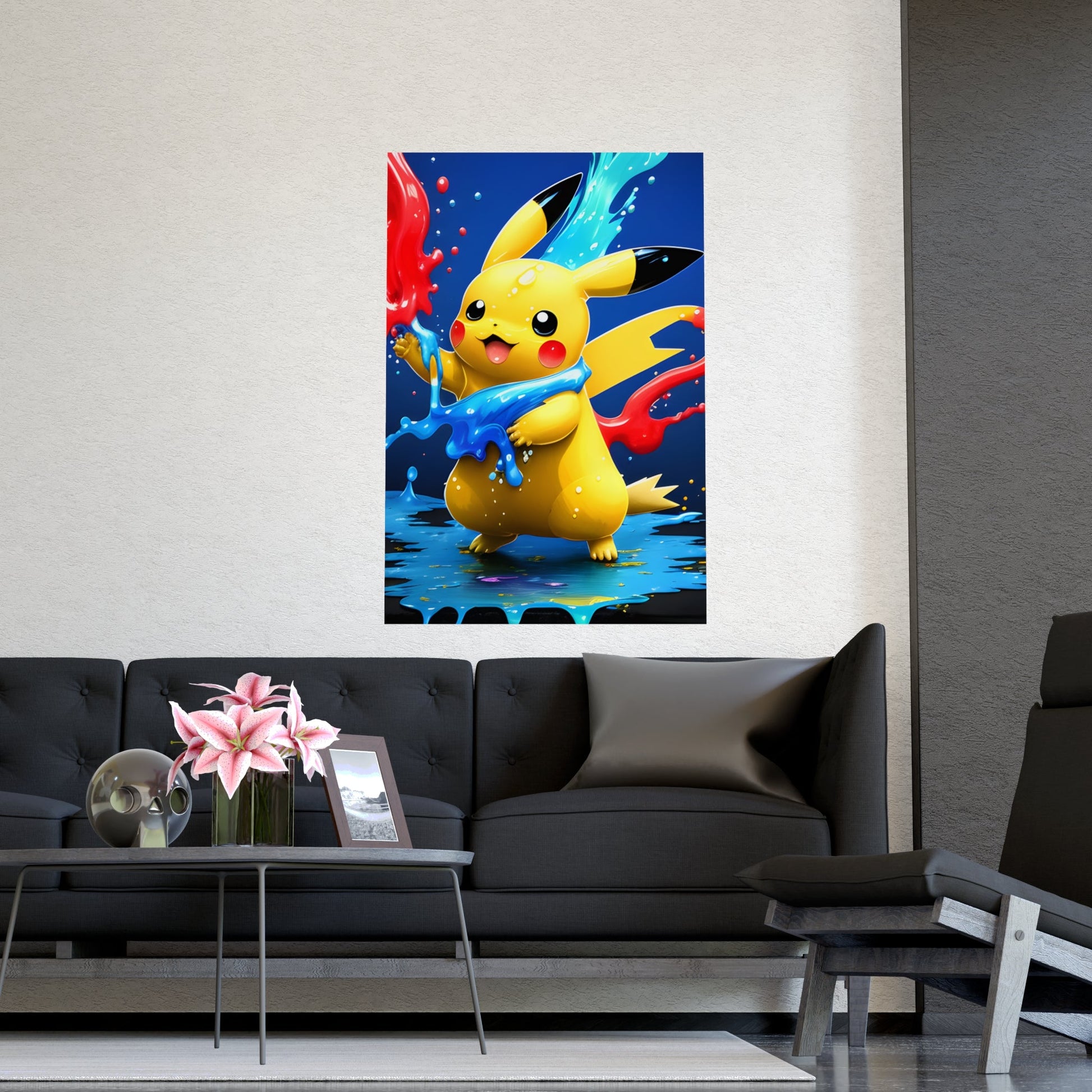 Prismatic Deluge Matte Poster - Pokestalgia LLC