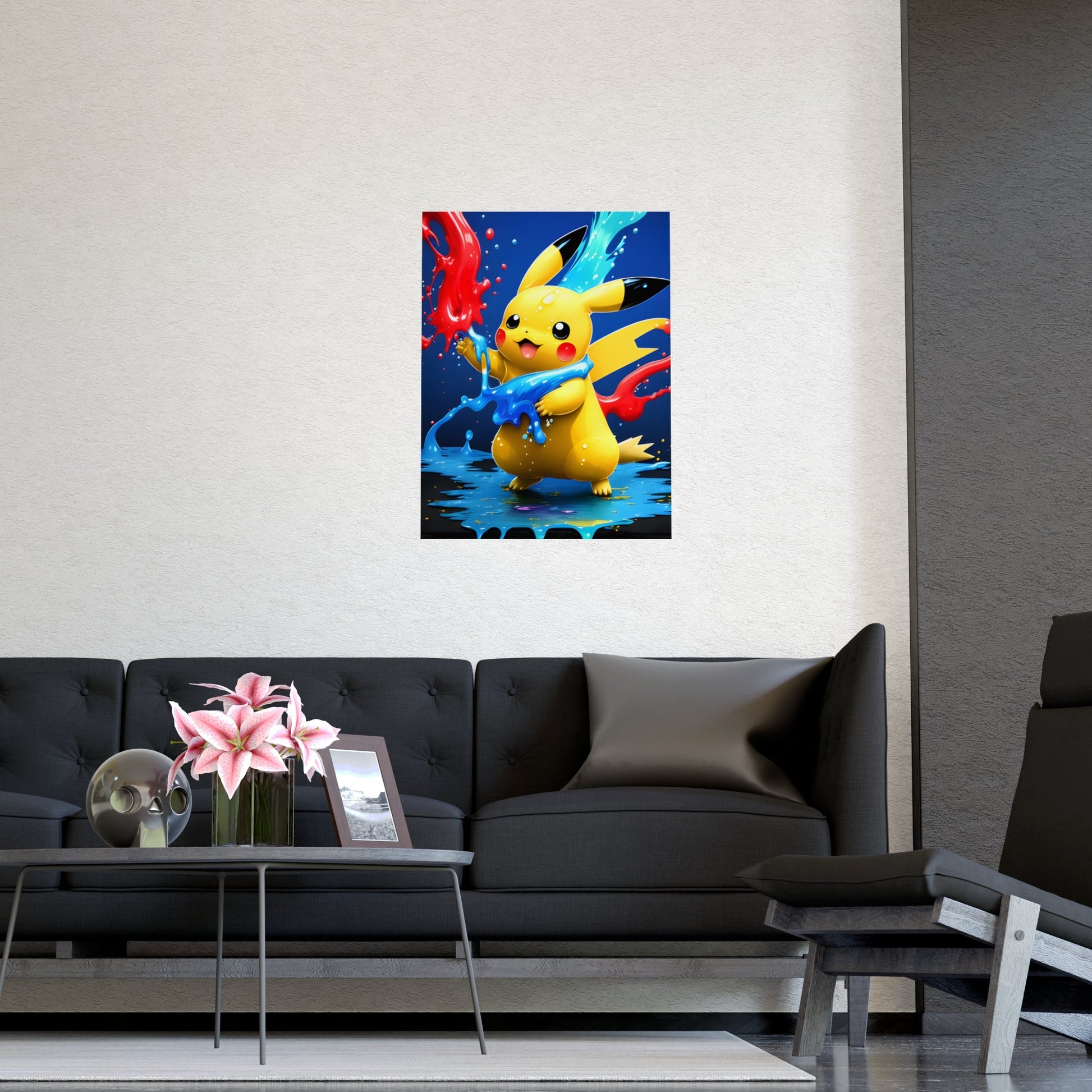 Prismatic Deluge Matte Poster - Pokestalgia LLC