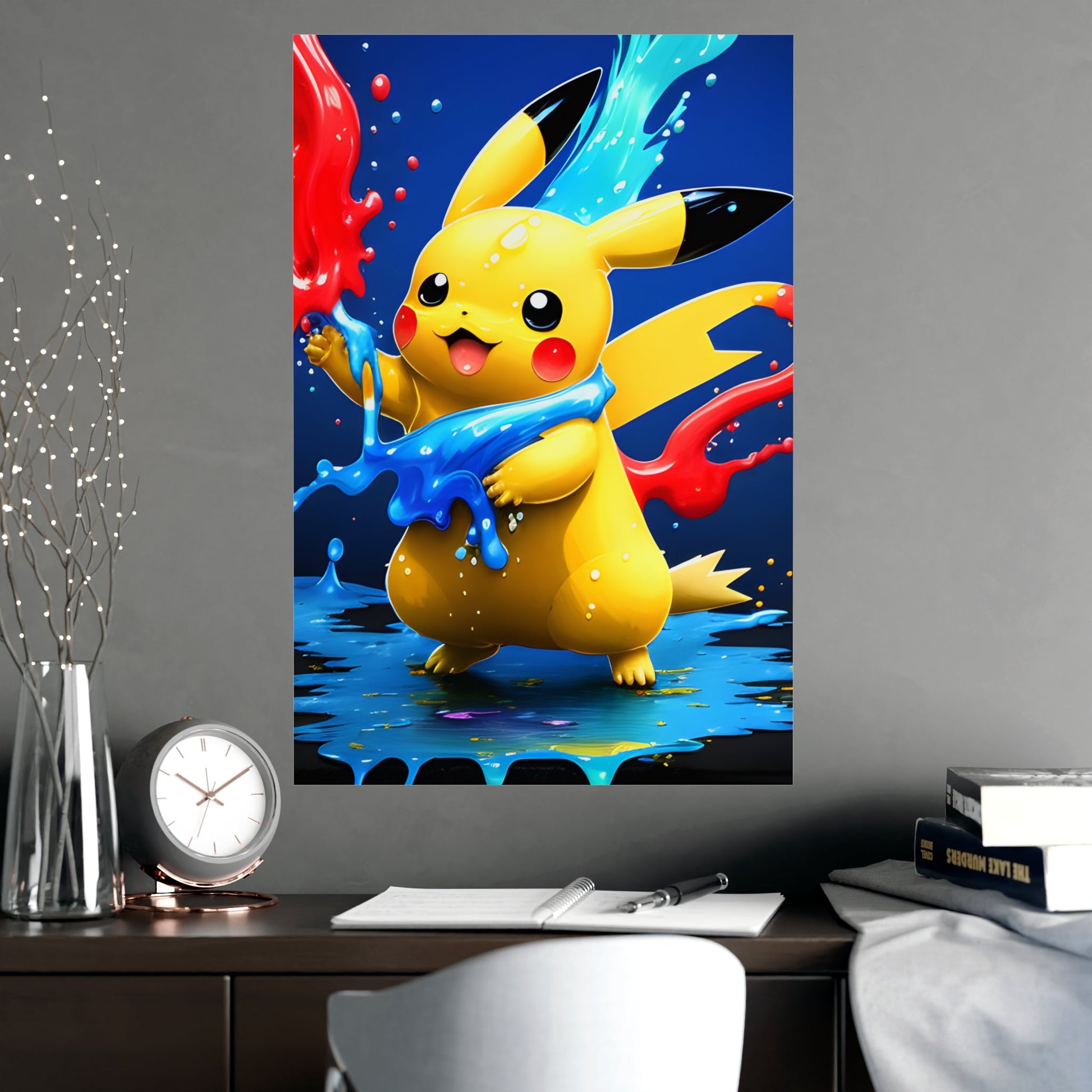 Prismatic Deluge Matte Poster - Pokestalgia LLC