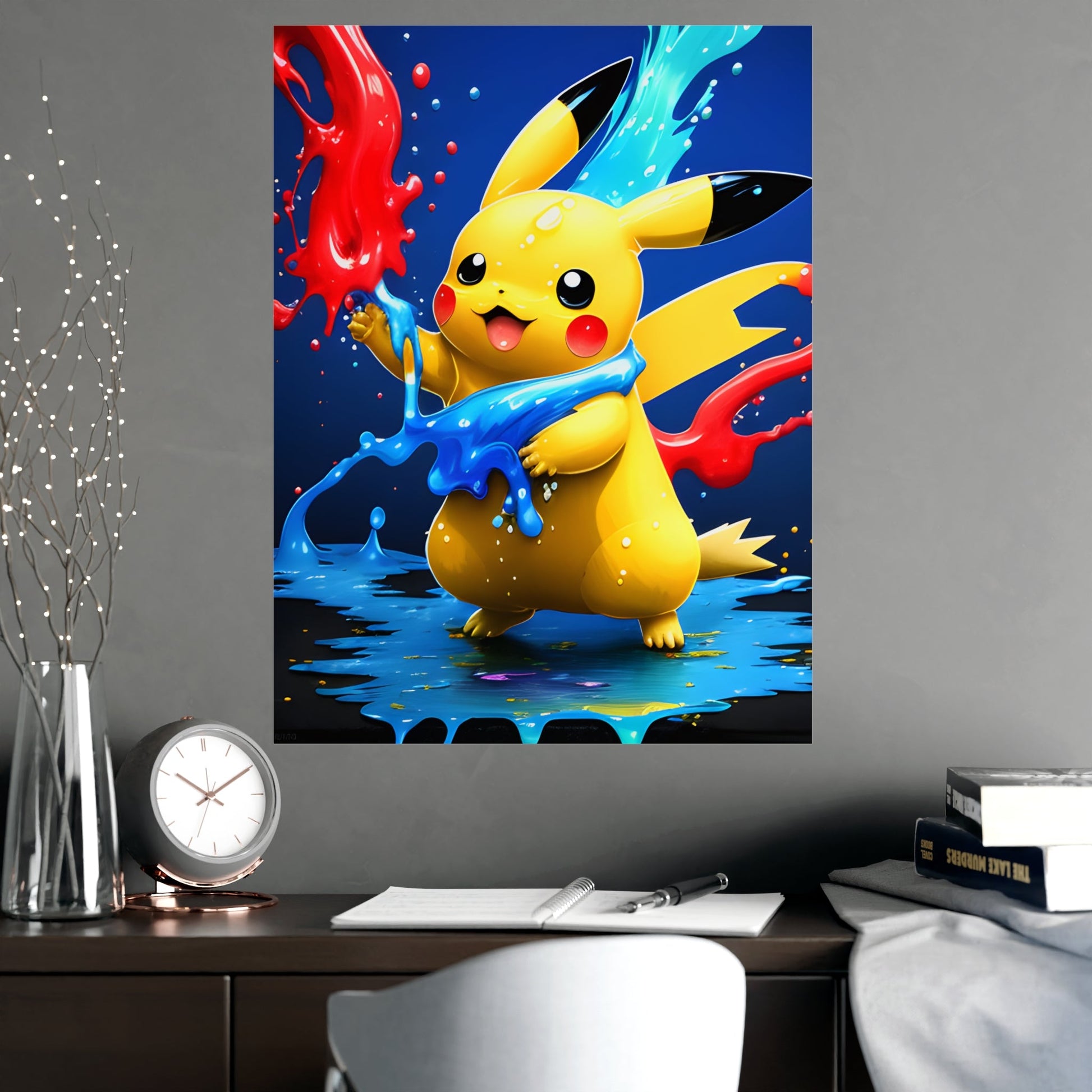 Prismatic Deluge Matte Poster - Pokestalgia LLC