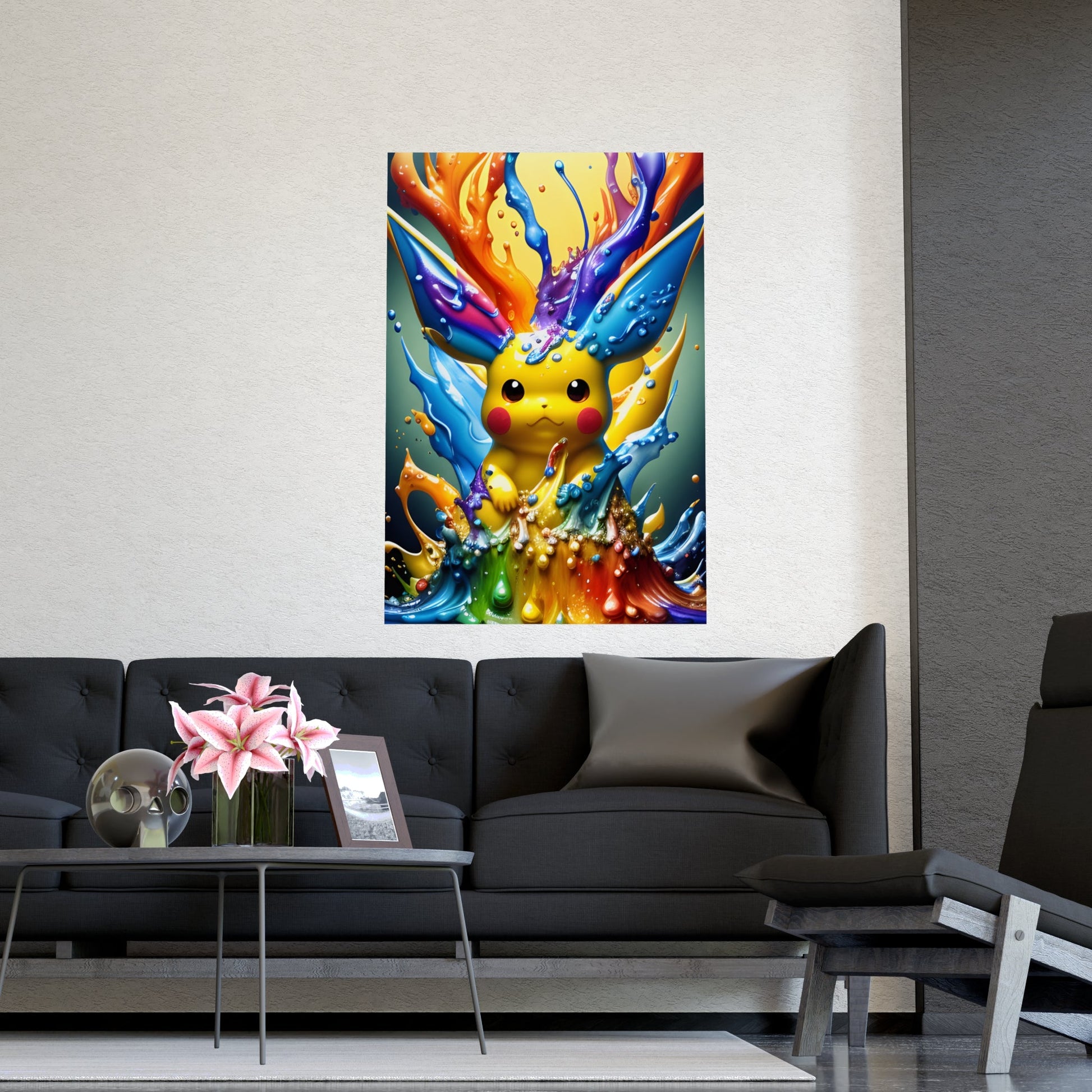 Radiant Ripples Matte Poster - Pokestalgia LLC