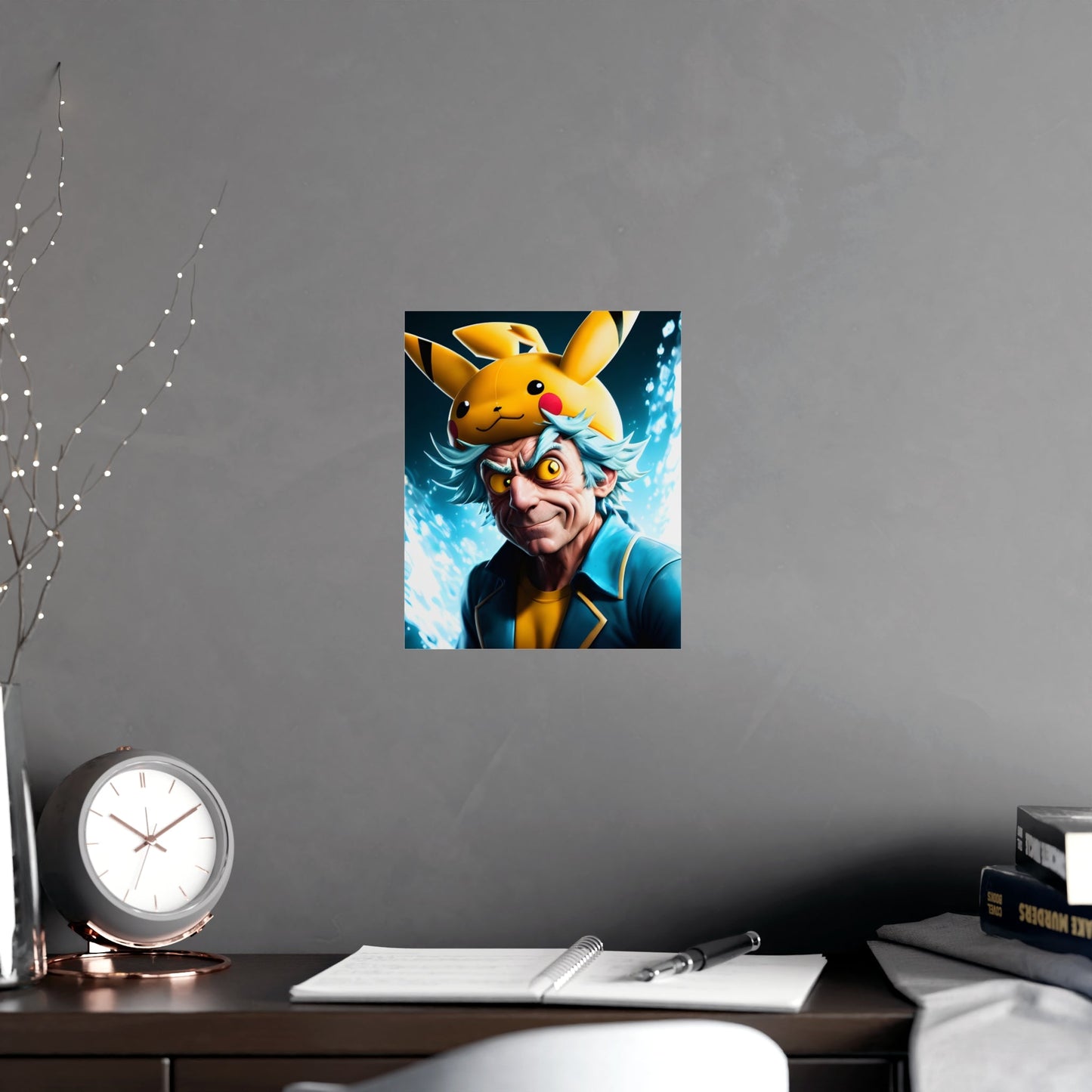 Rickchu Matte Poster - Pokestalgia LLC