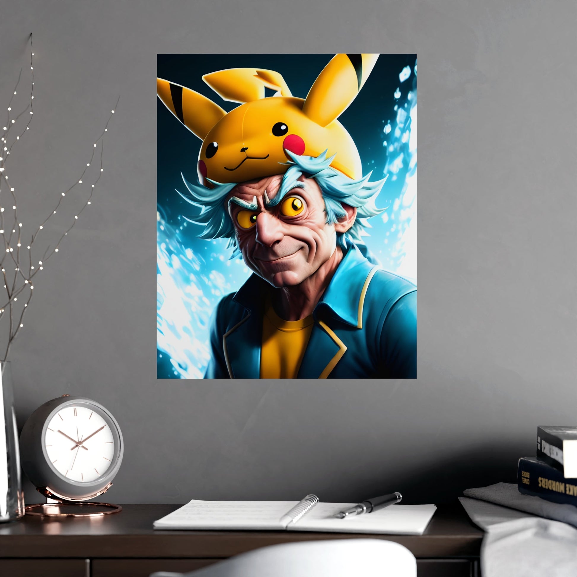 Rickchu Matte Poster - Pokestalgia LLC