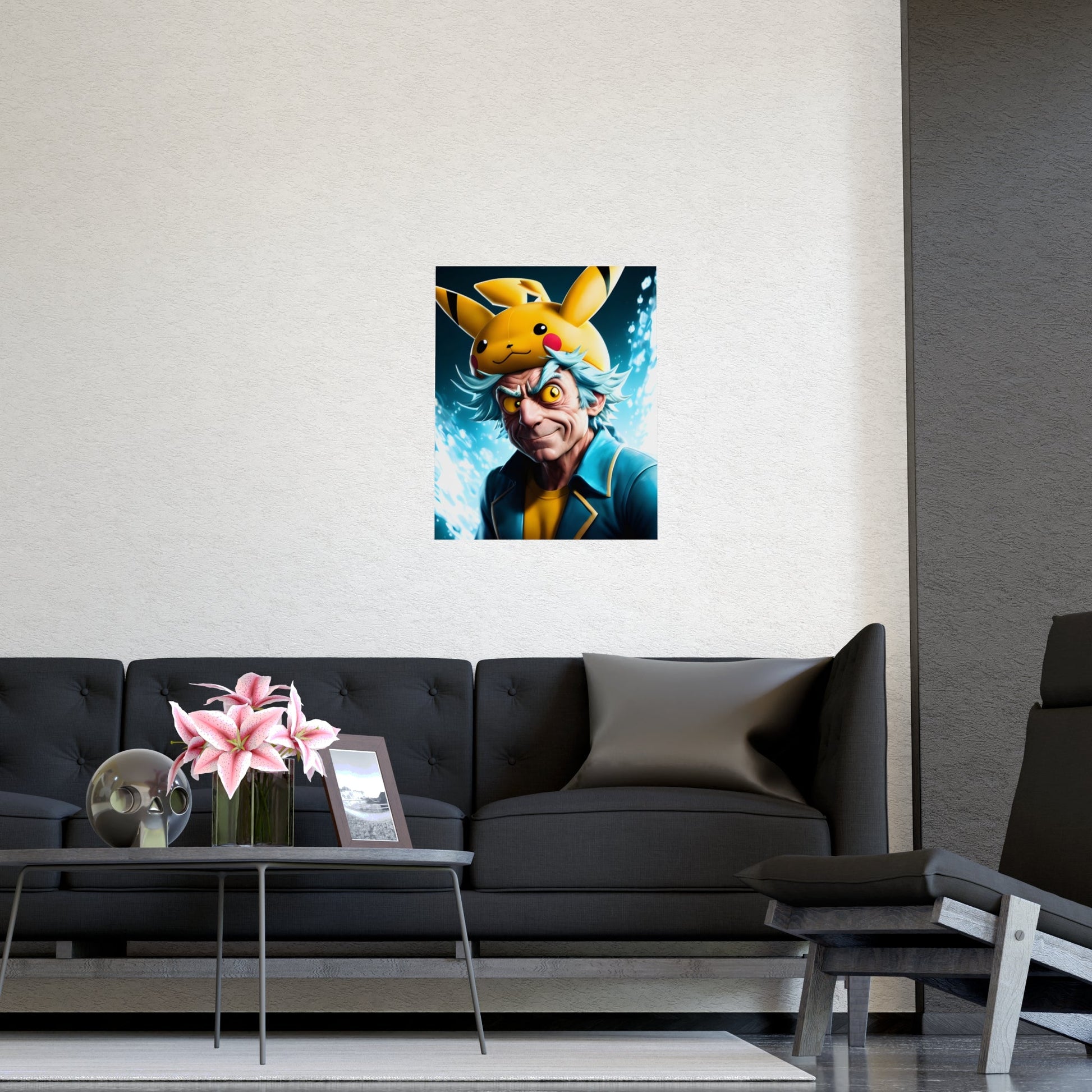 Rickchu Matte Poster - Pokestalgia LLC
