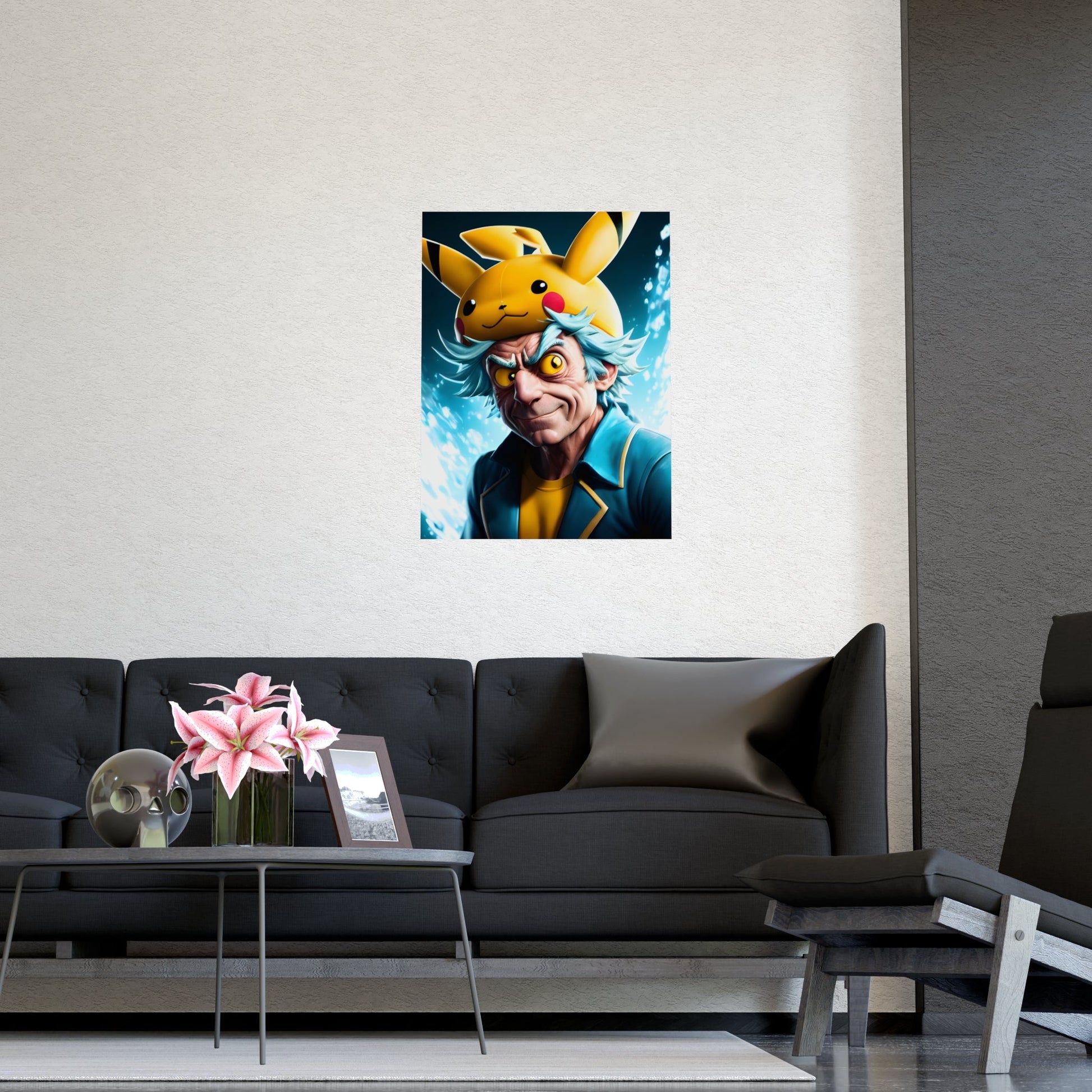 Rickchu Matte Poster - Pokestalgia LLC