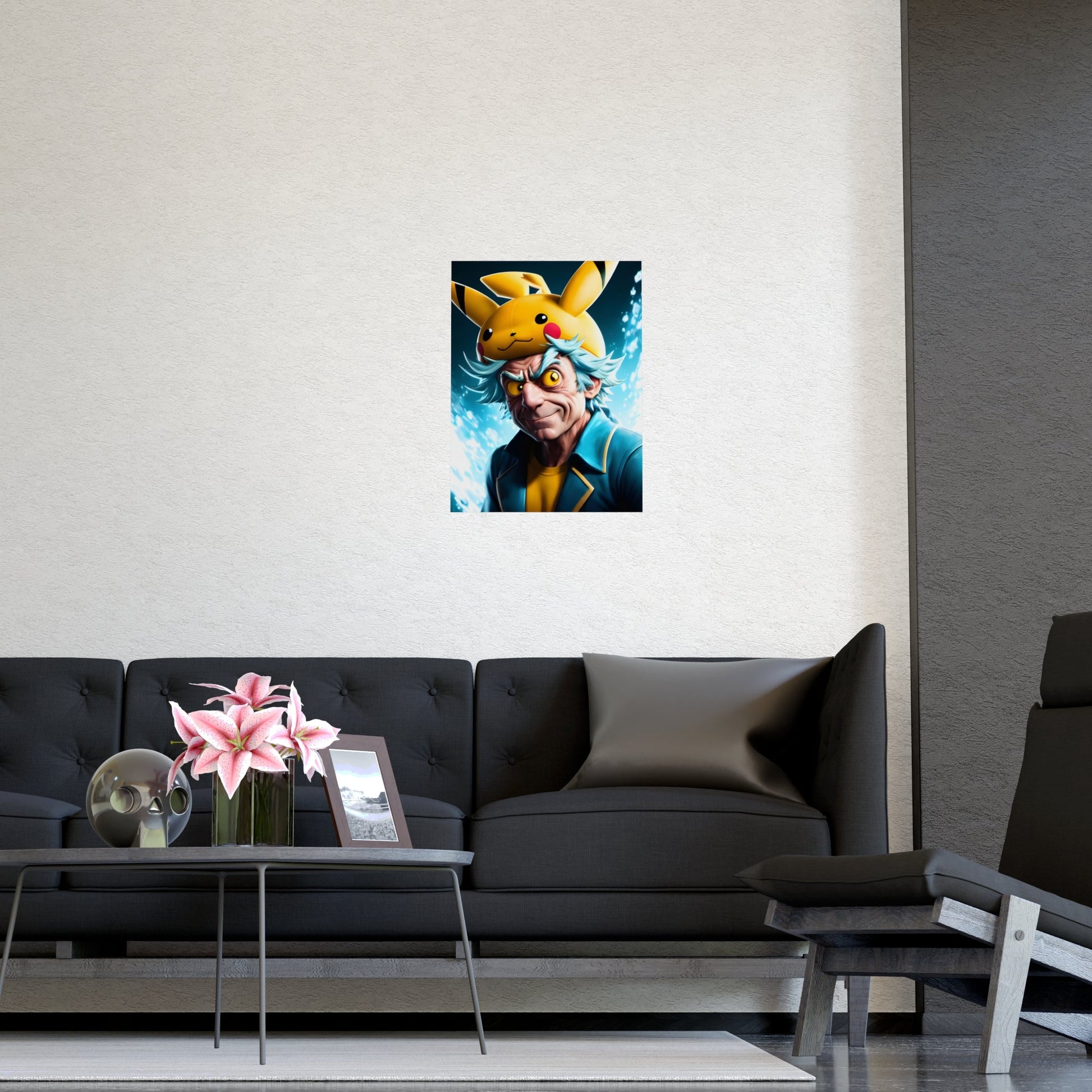Rickchu Matte Poster - Pokestalgia LLC