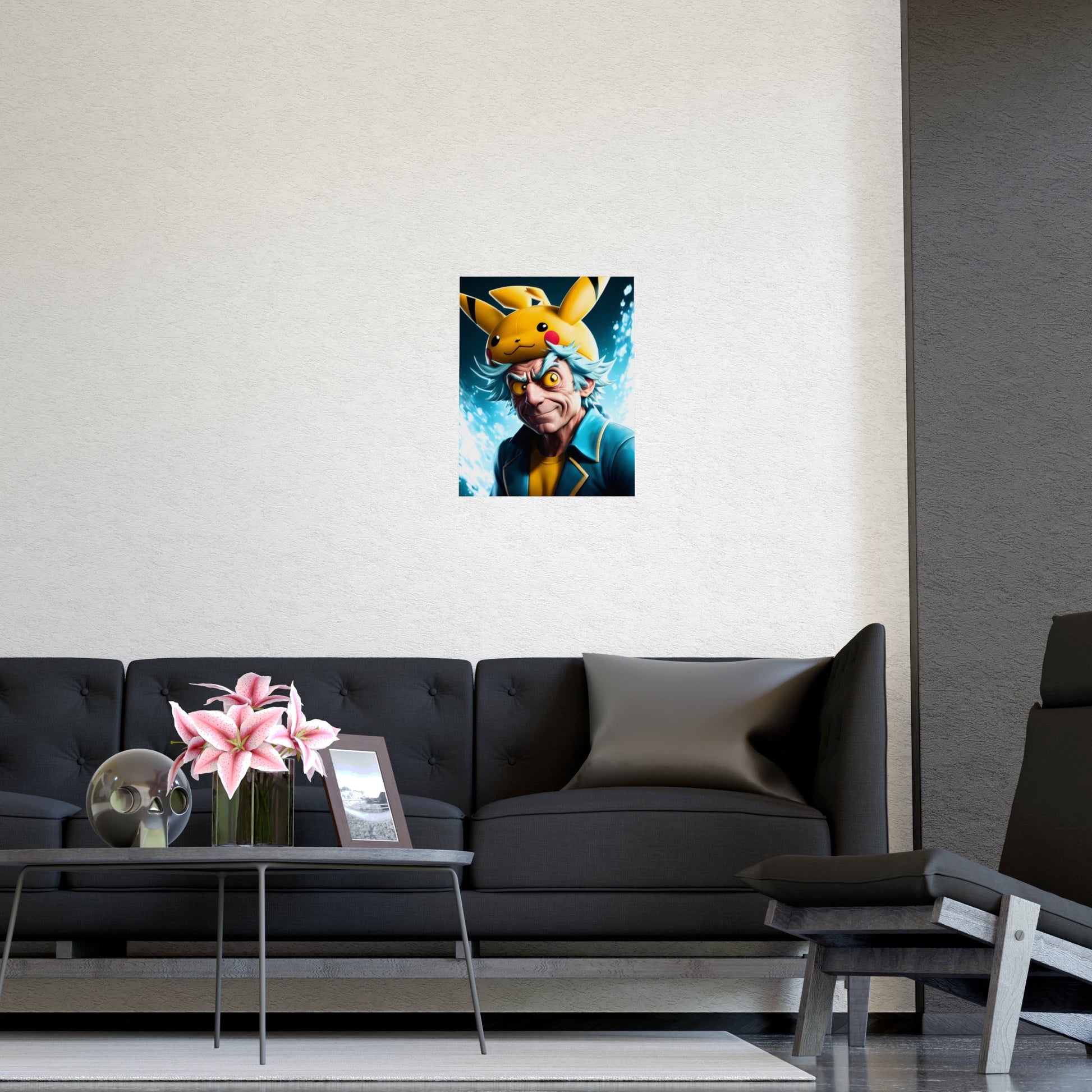 Rickchu Matte Poster - Pokestalgia LLC
