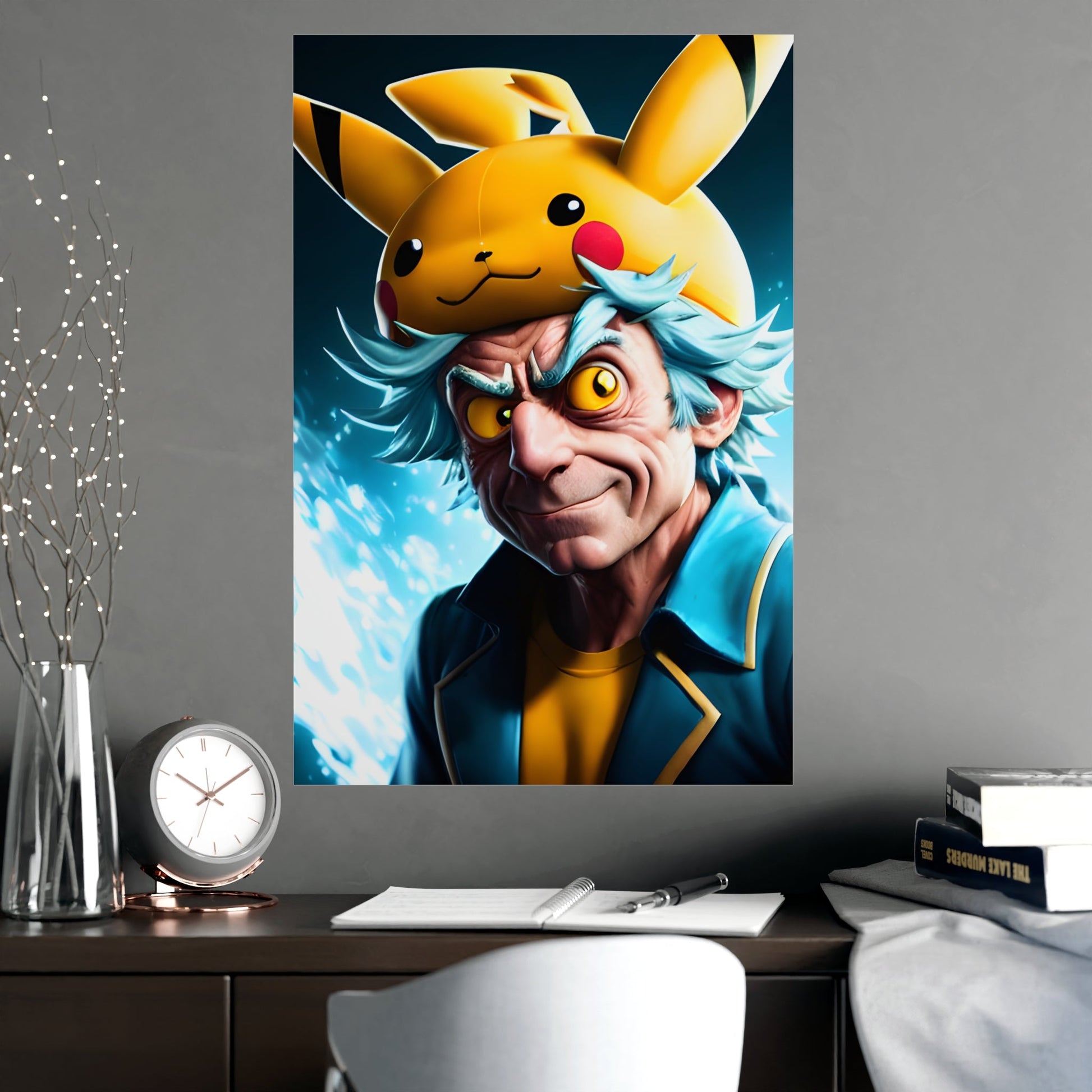 Rickchu Matte Poster - Pokestalgia LLC