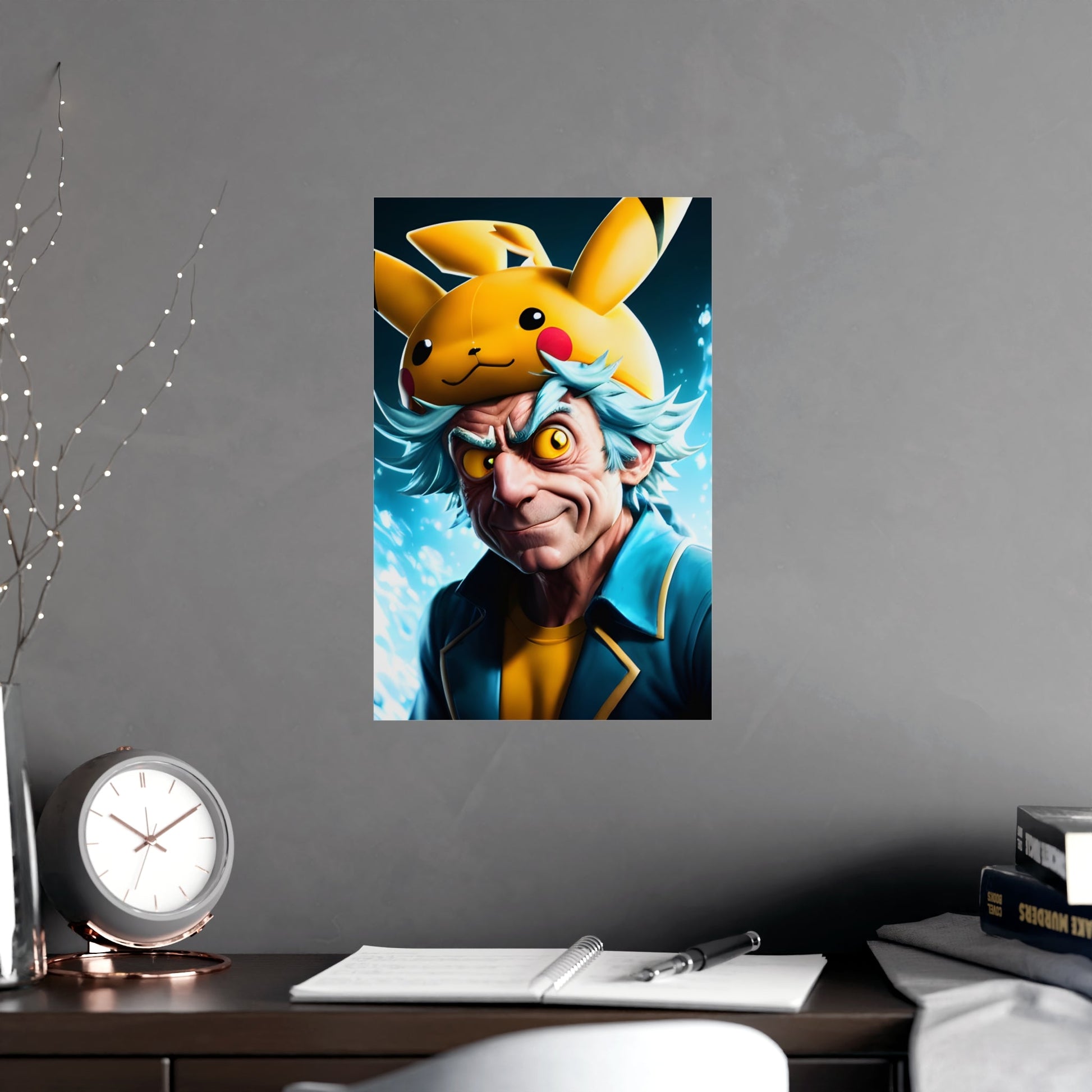 Rickchu Matte Poster - Pokestalgia LLC