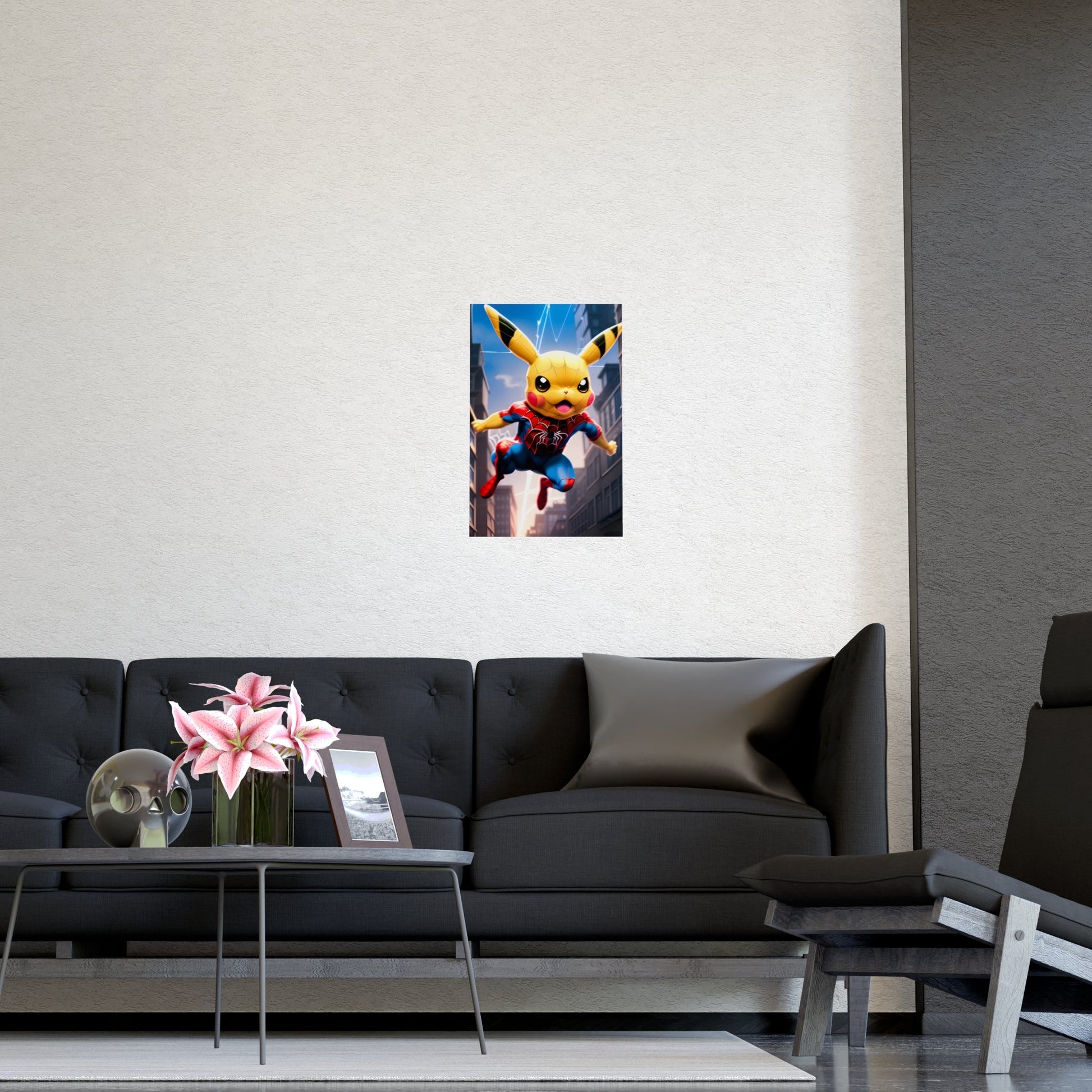 Spiderchu Matte Poster - Pokestalgia LLC