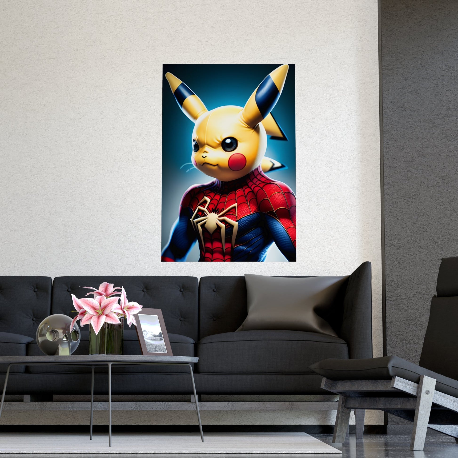 Spiderchu Matte Poster - Pokestalgia LLC