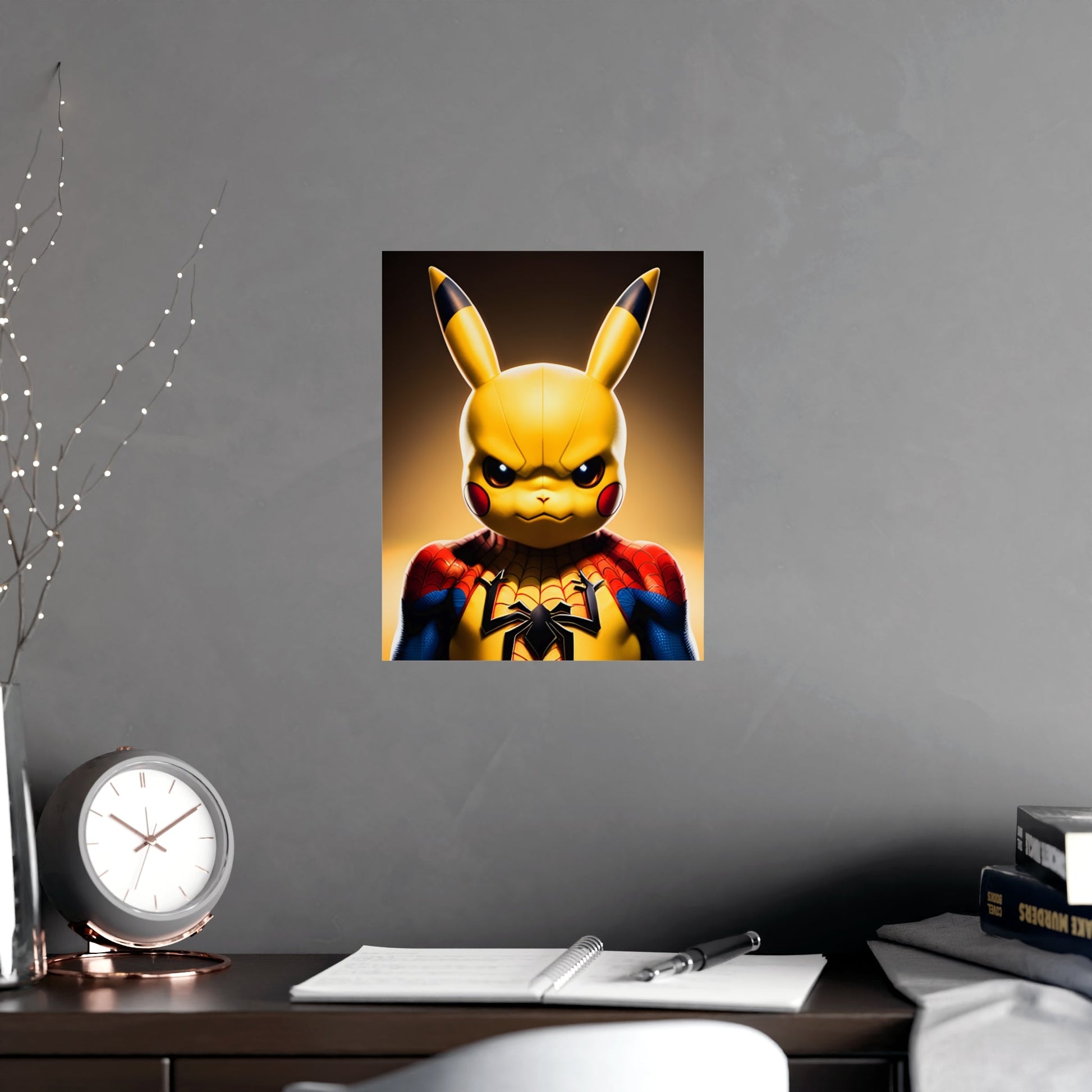 Spiderchu Matte Poster - Pokestalgia LLC