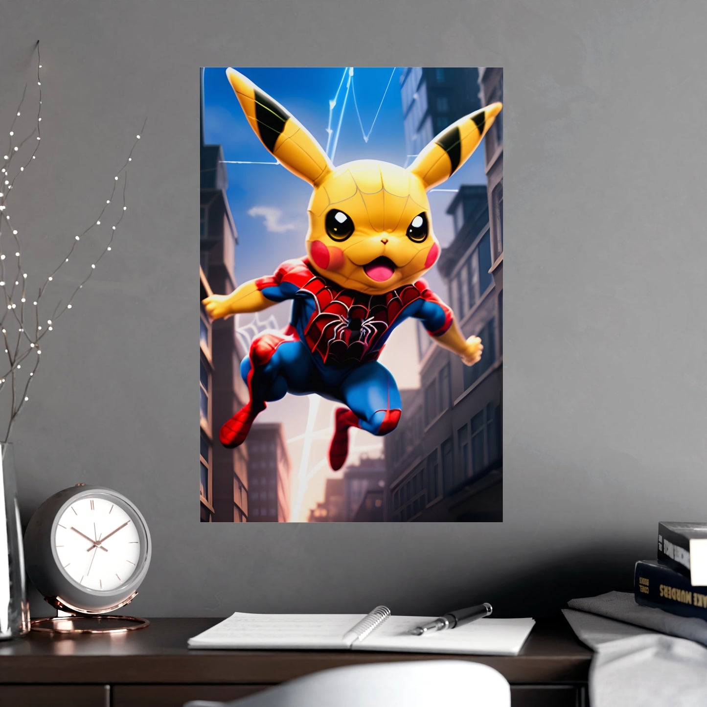 Spiderchu Matte Poster - Pokestalgia LLC