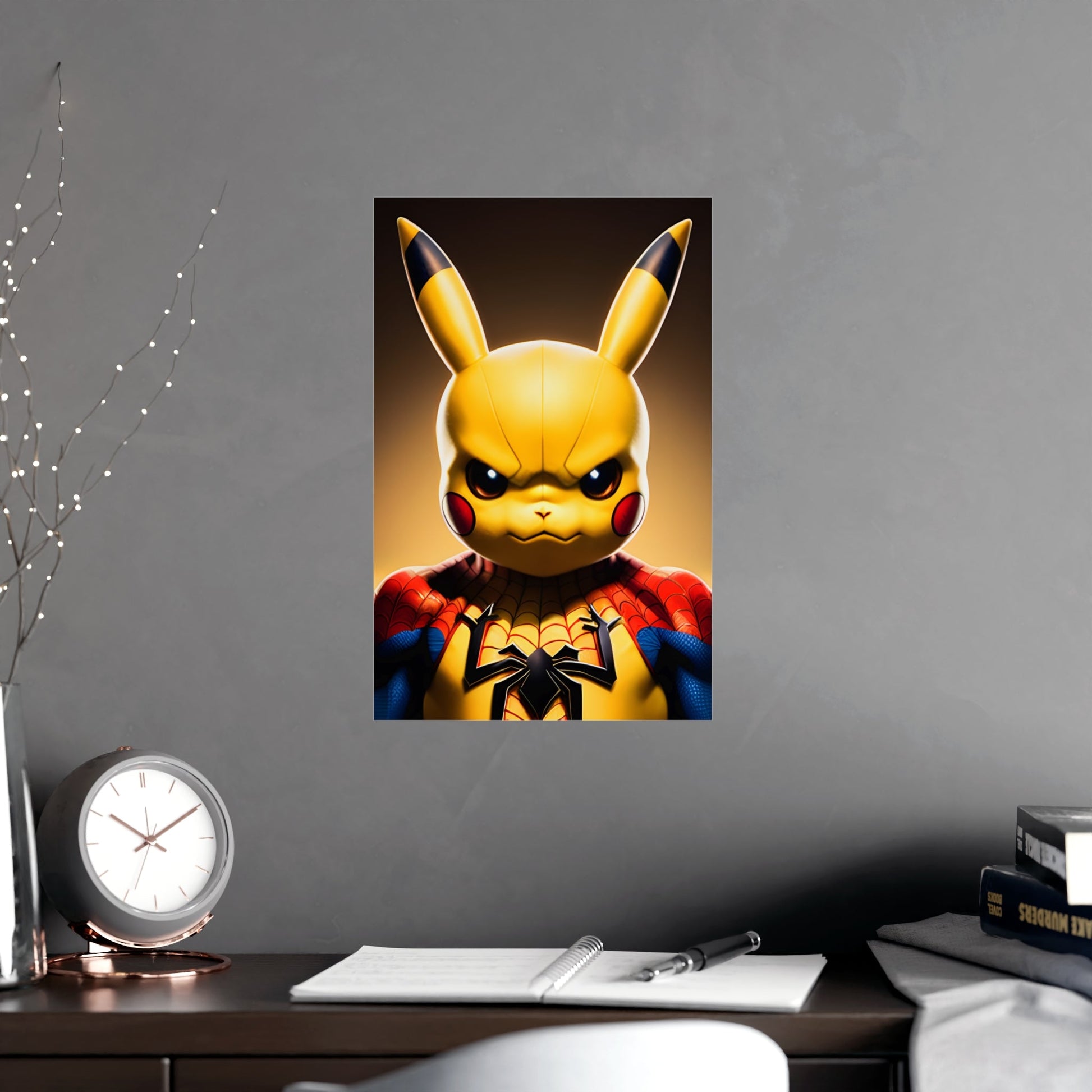 Spiderchu Matte Poster - Pokestalgia LLC
