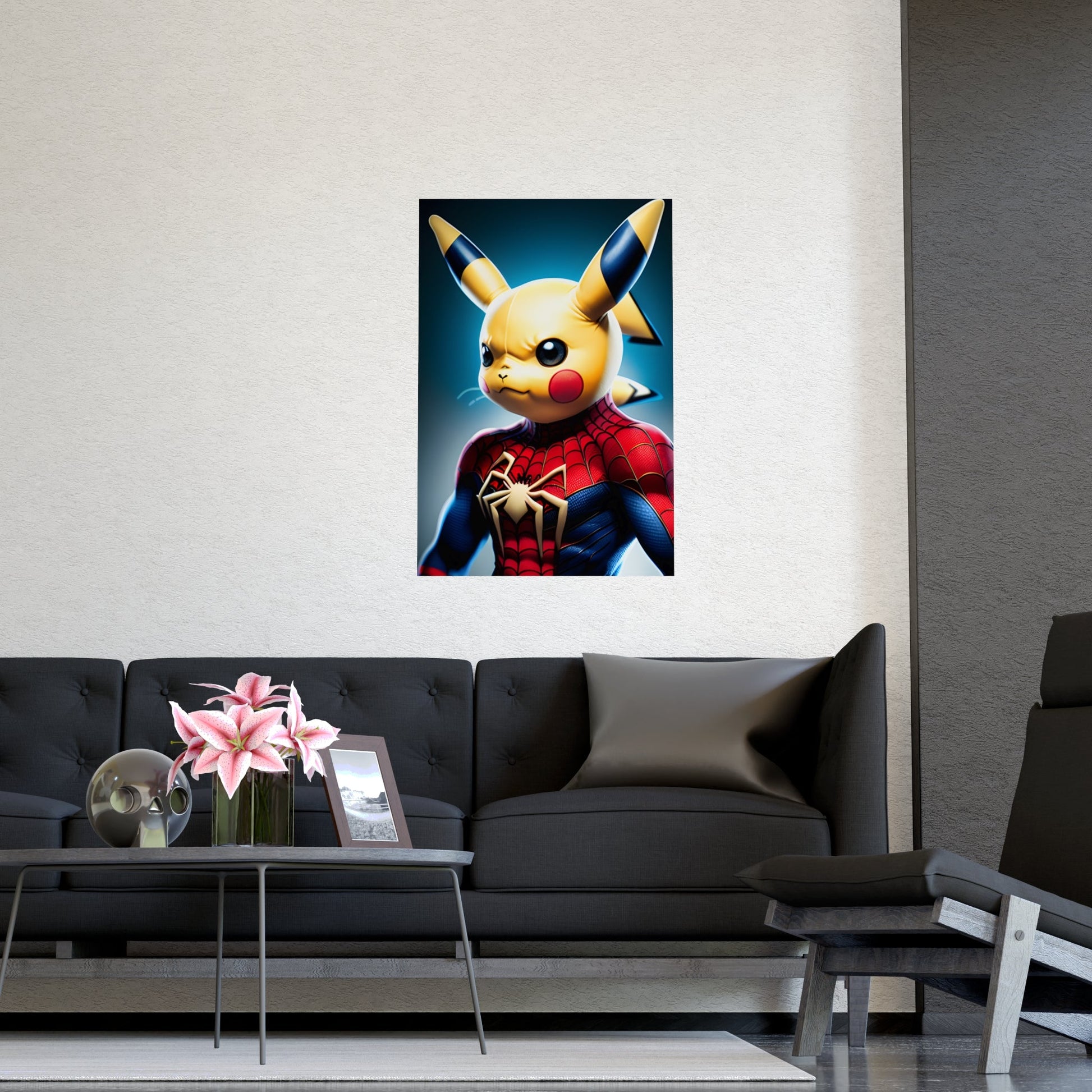 Spiderchu Matte Poster - Pokestalgia LLC