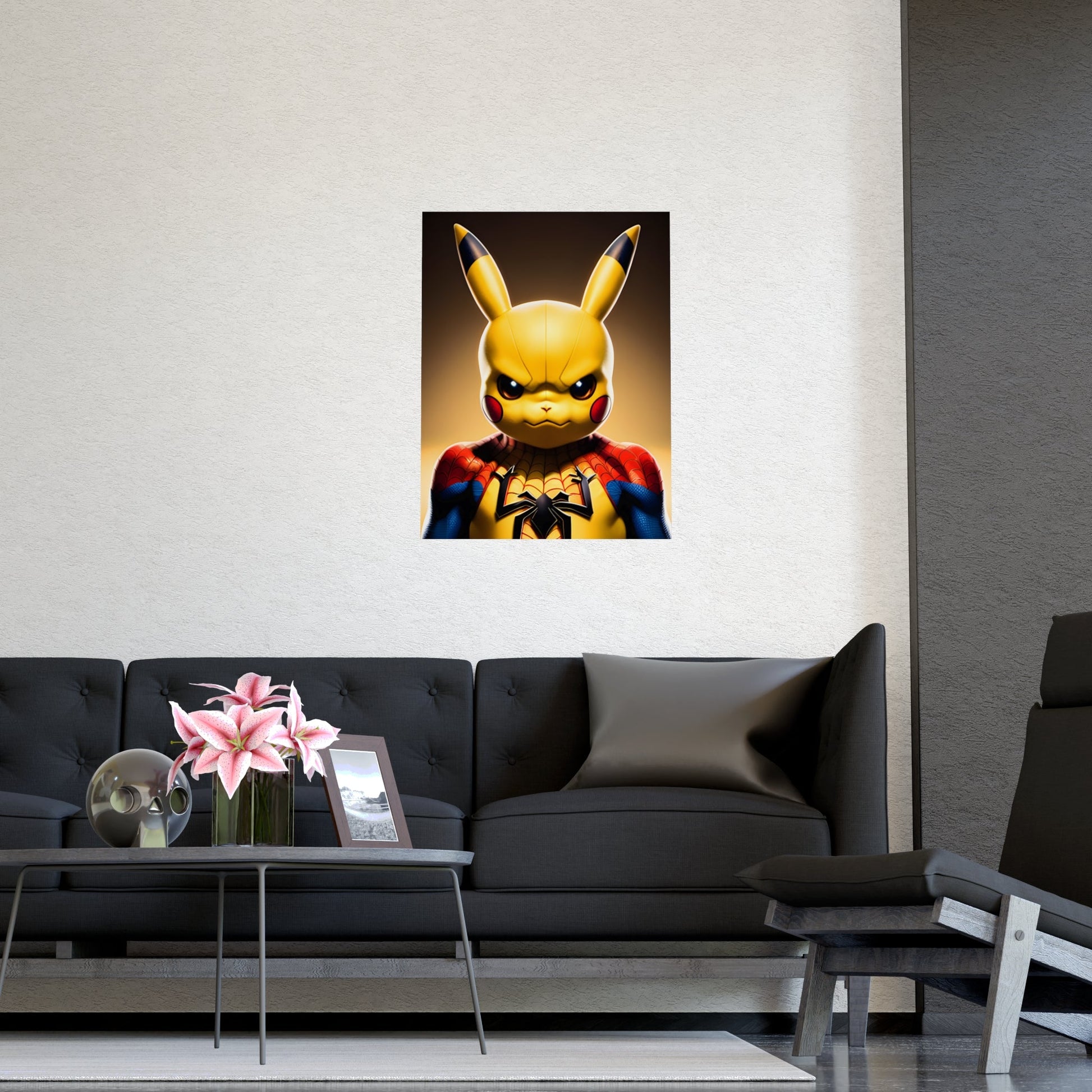 Spiderchu Matte Poster - Pokestalgia LLC