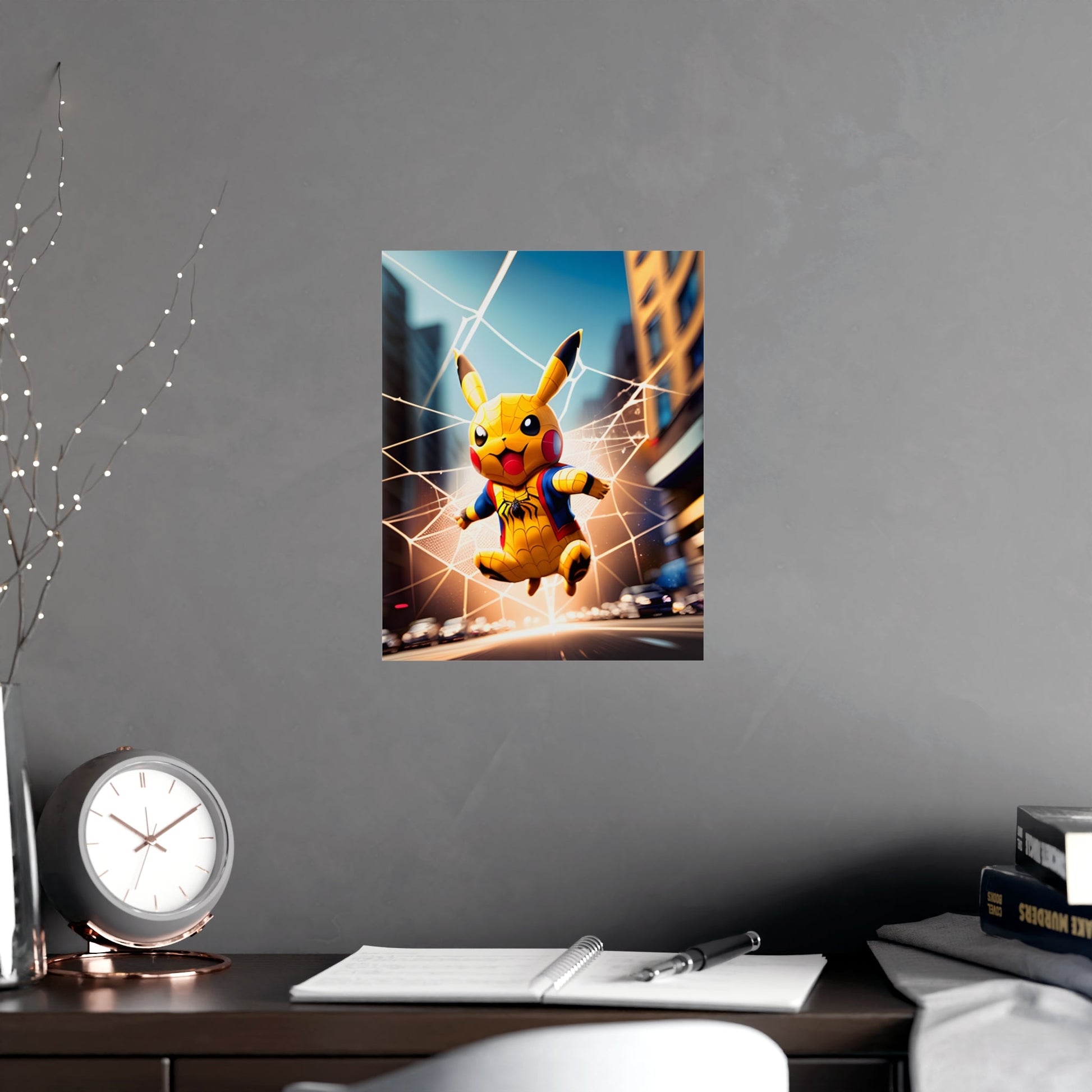 Spiderchu Matte Poster - Pokestalgia LLC
