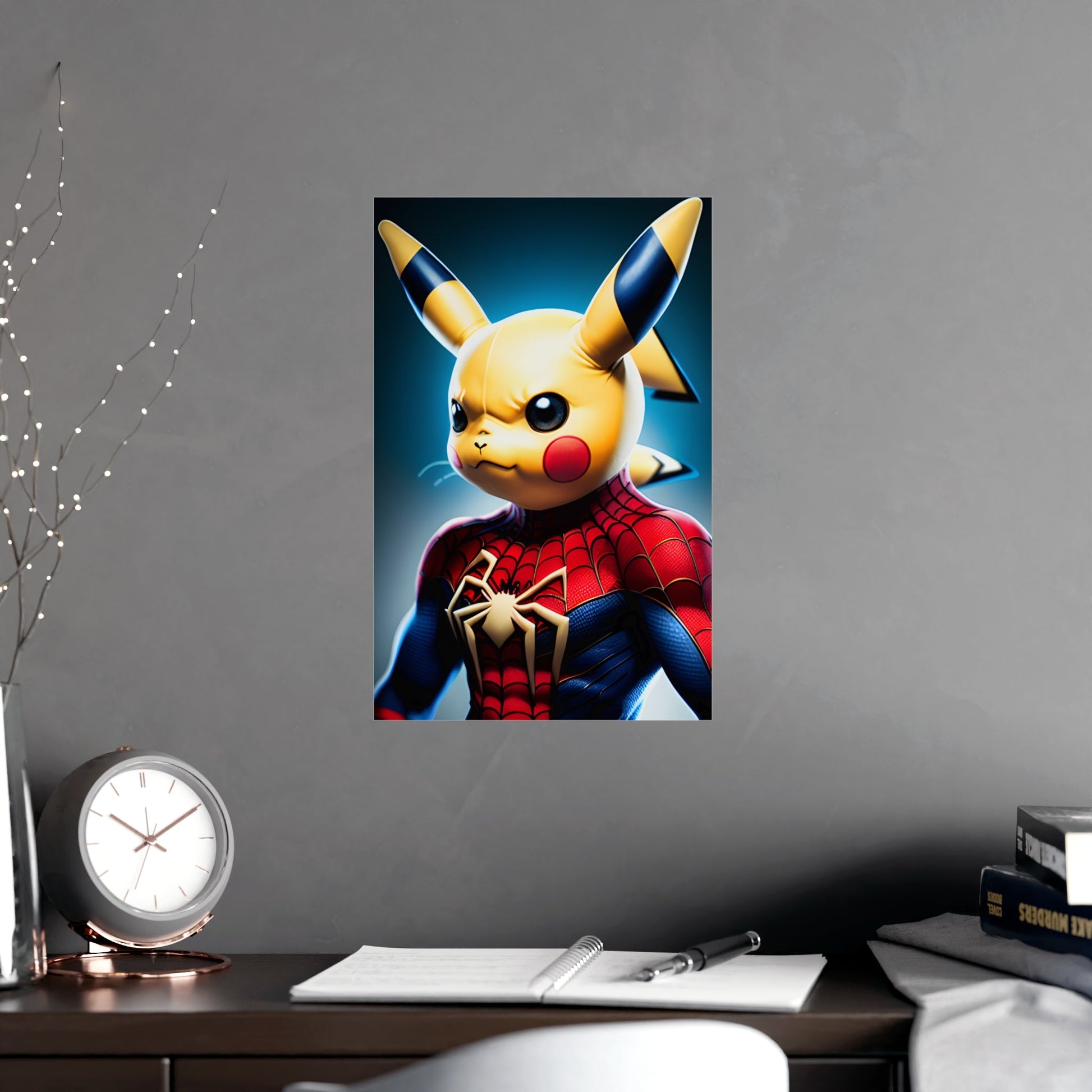 Spiderchu Matte Poster - Pokestalgia LLC