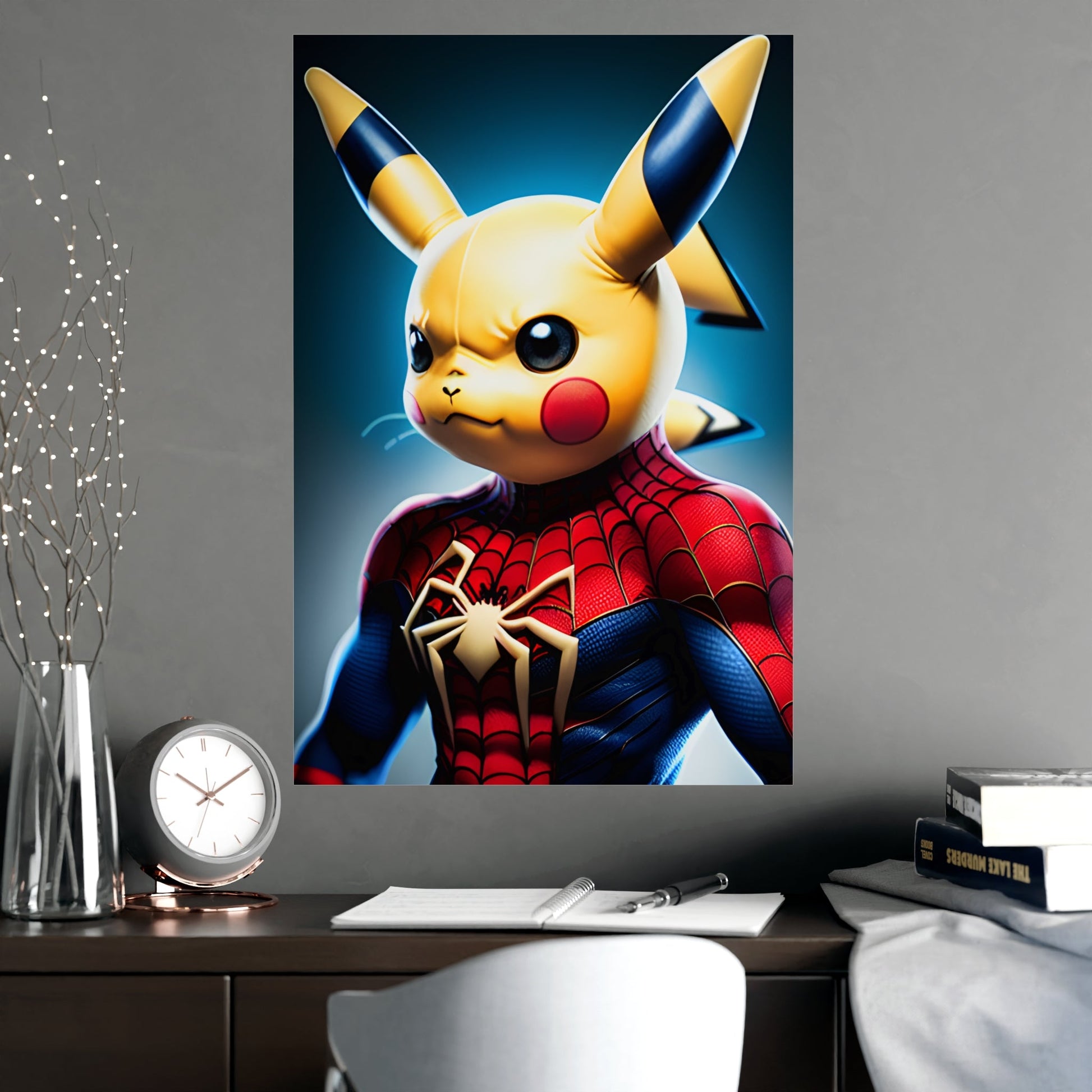 Spiderchu Matte Poster - Pokestalgia LLC