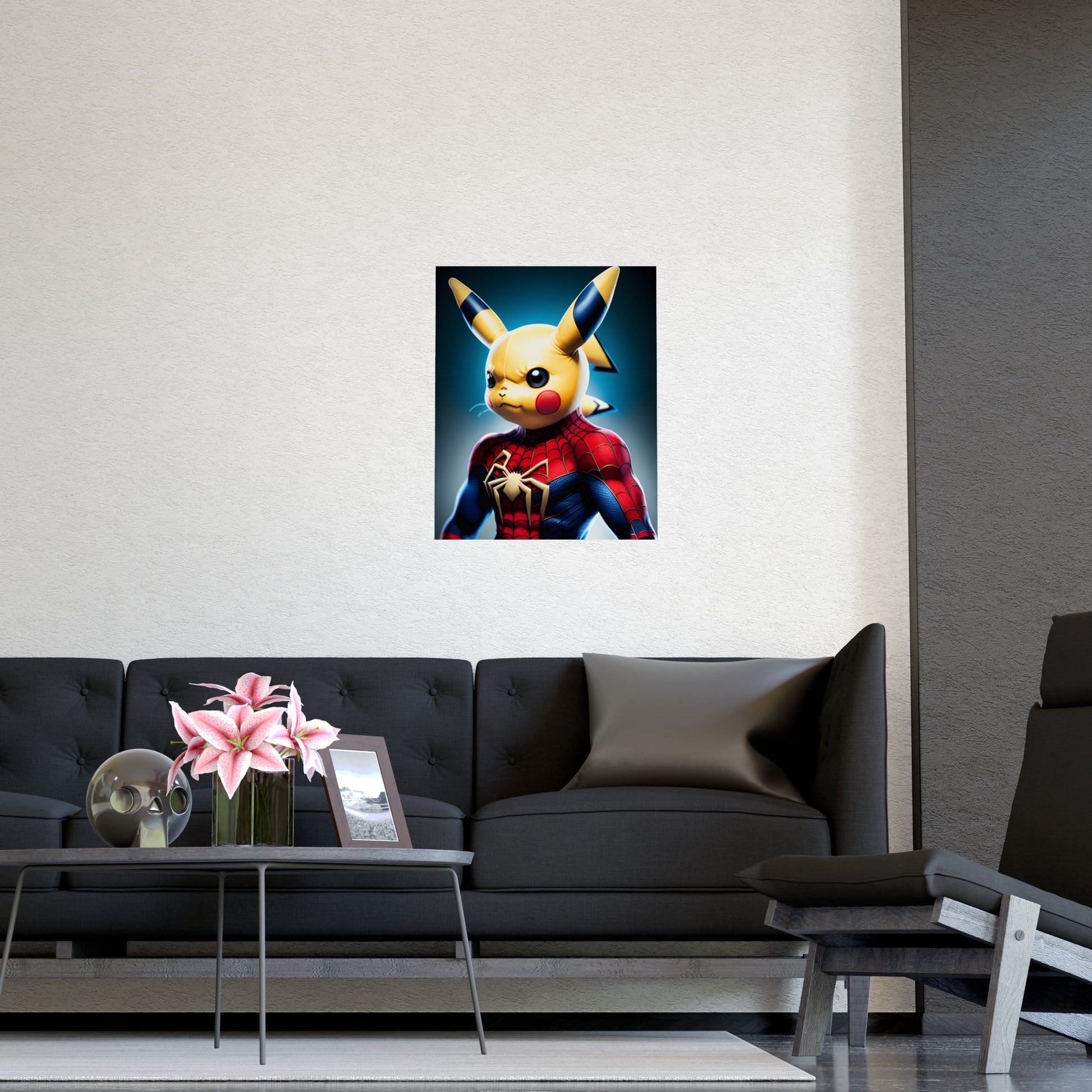 Spiderchu Matte Poster - Pokestalgia LLC