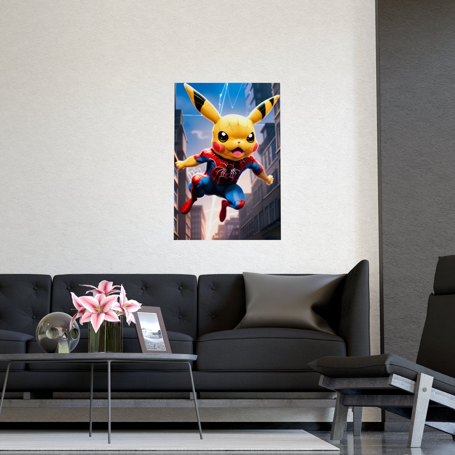 Spiderchu Matte Poster - Pokestalgia LLC