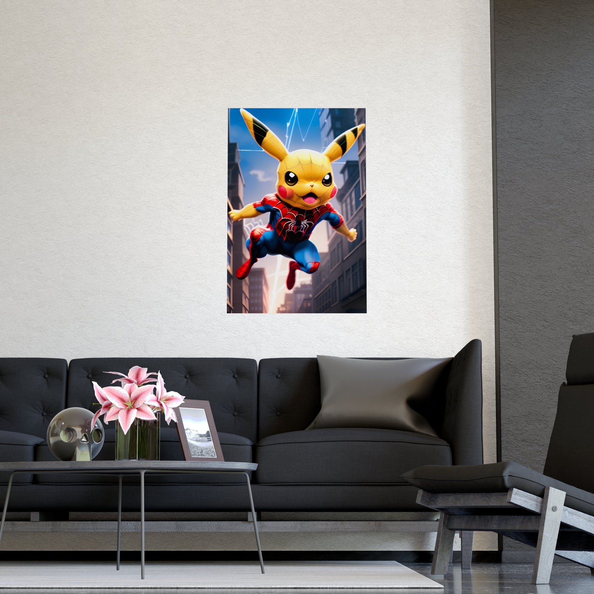 Spiderchu Matte Poster - Pokestalgia LLC