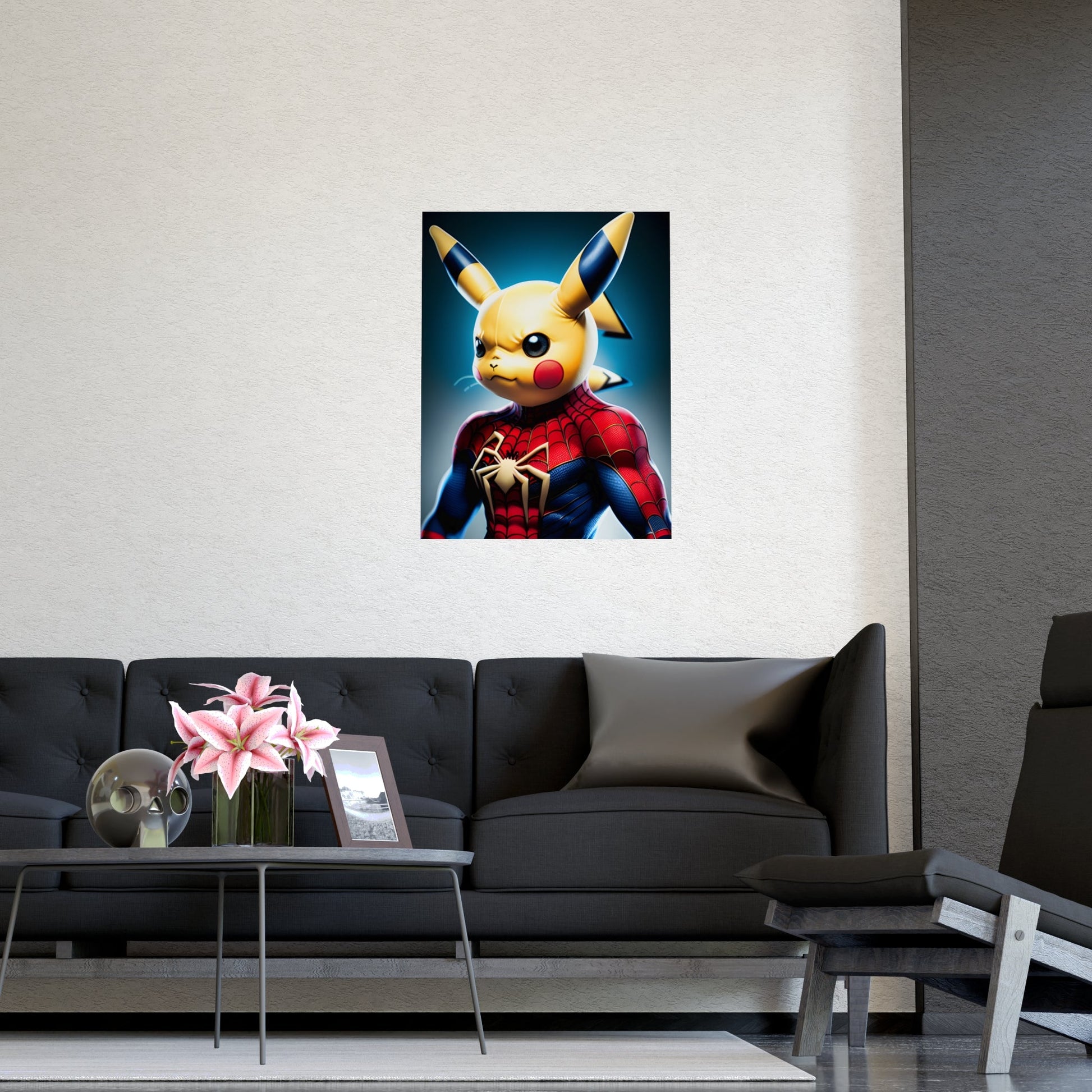 Spiderchu Matte Poster - Pokestalgia LLC